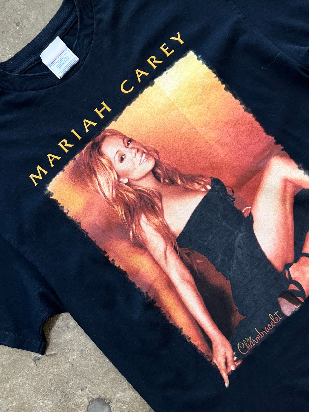 2003 Mariah Carey Charmbracelet Concert Artist Tee