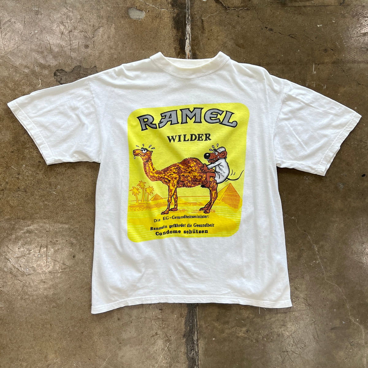 90s Camel Ramel Parody Cig Tee