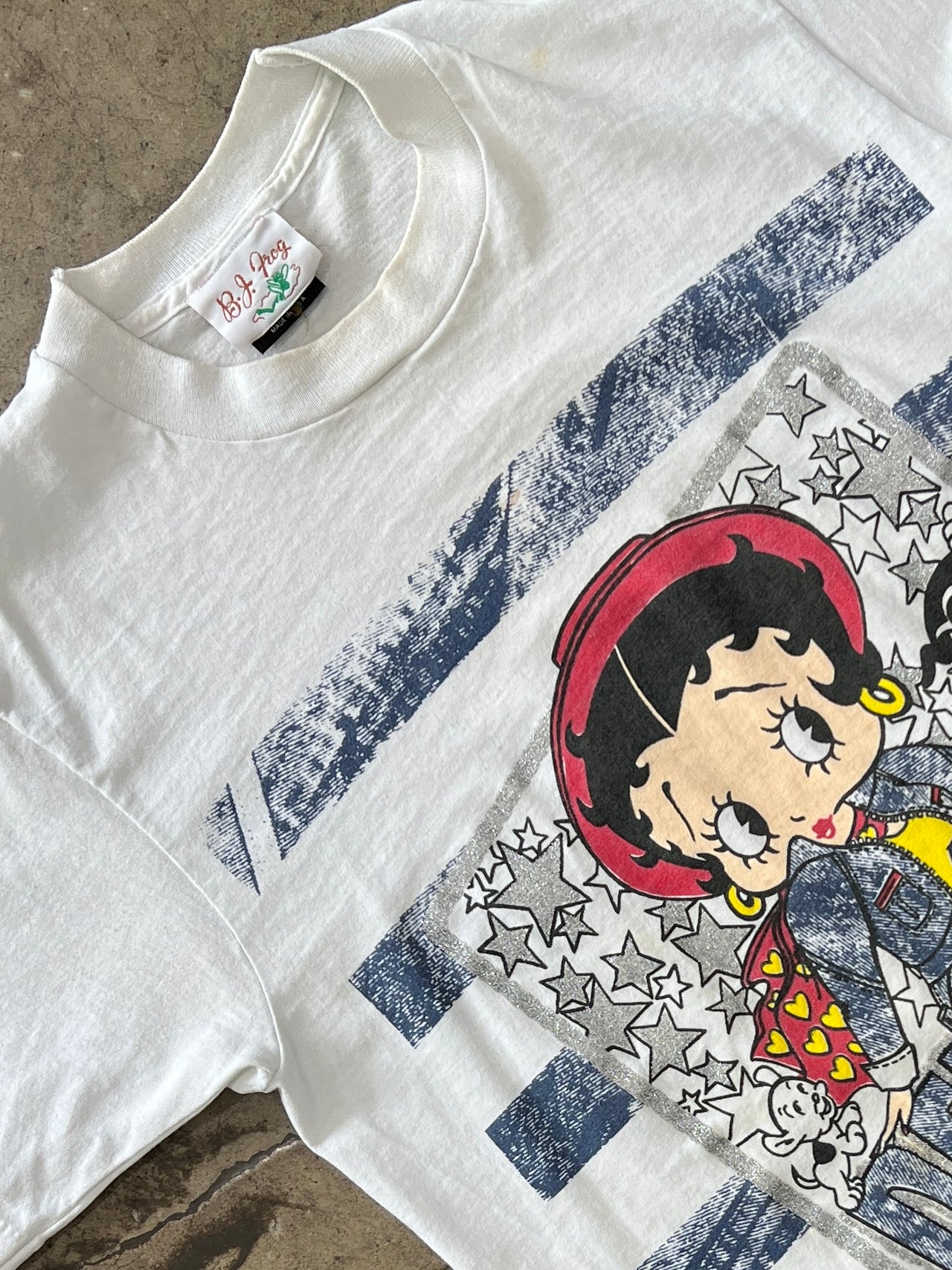 1989 Betty Boop Denim Single Stitch Tee