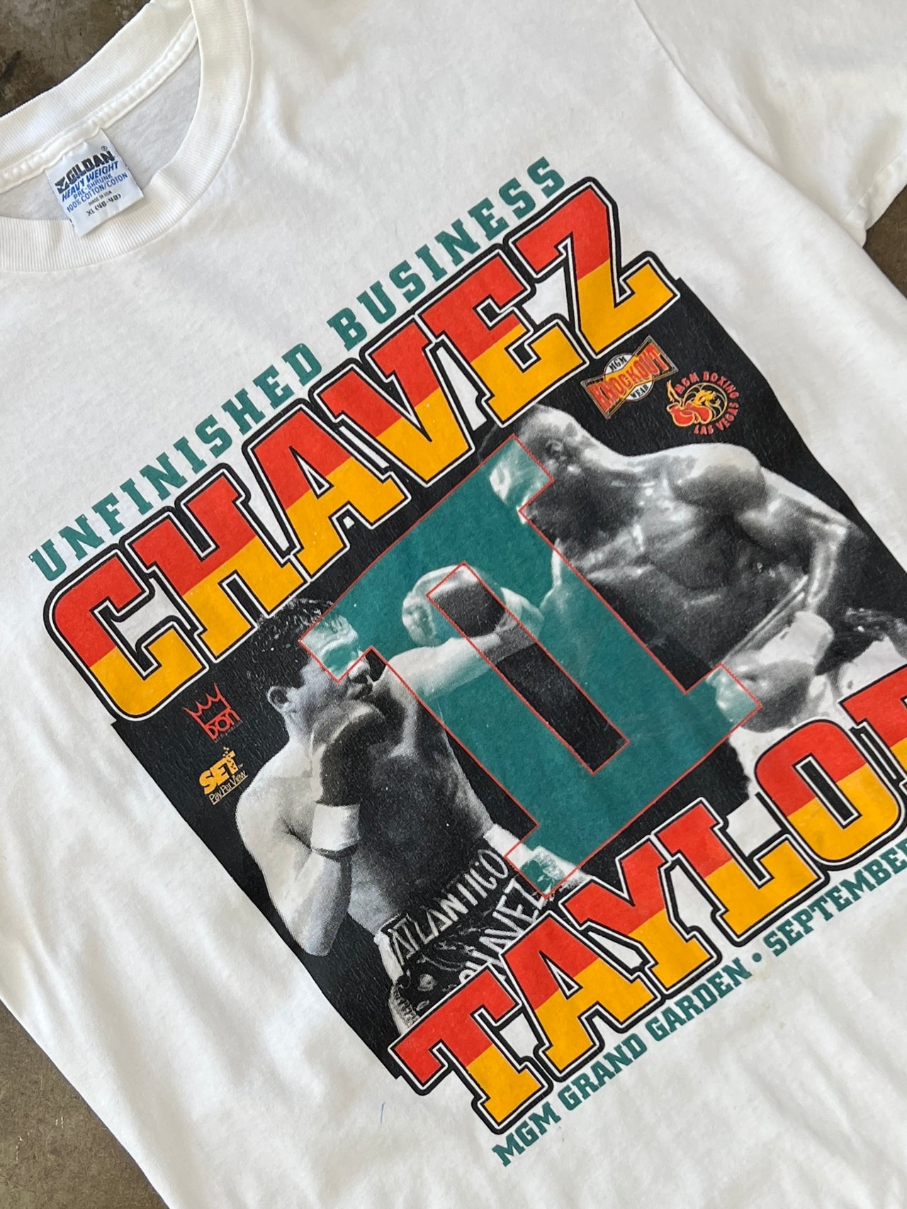 Unfinished Business Chavez v. Taylor Boxing  Tee