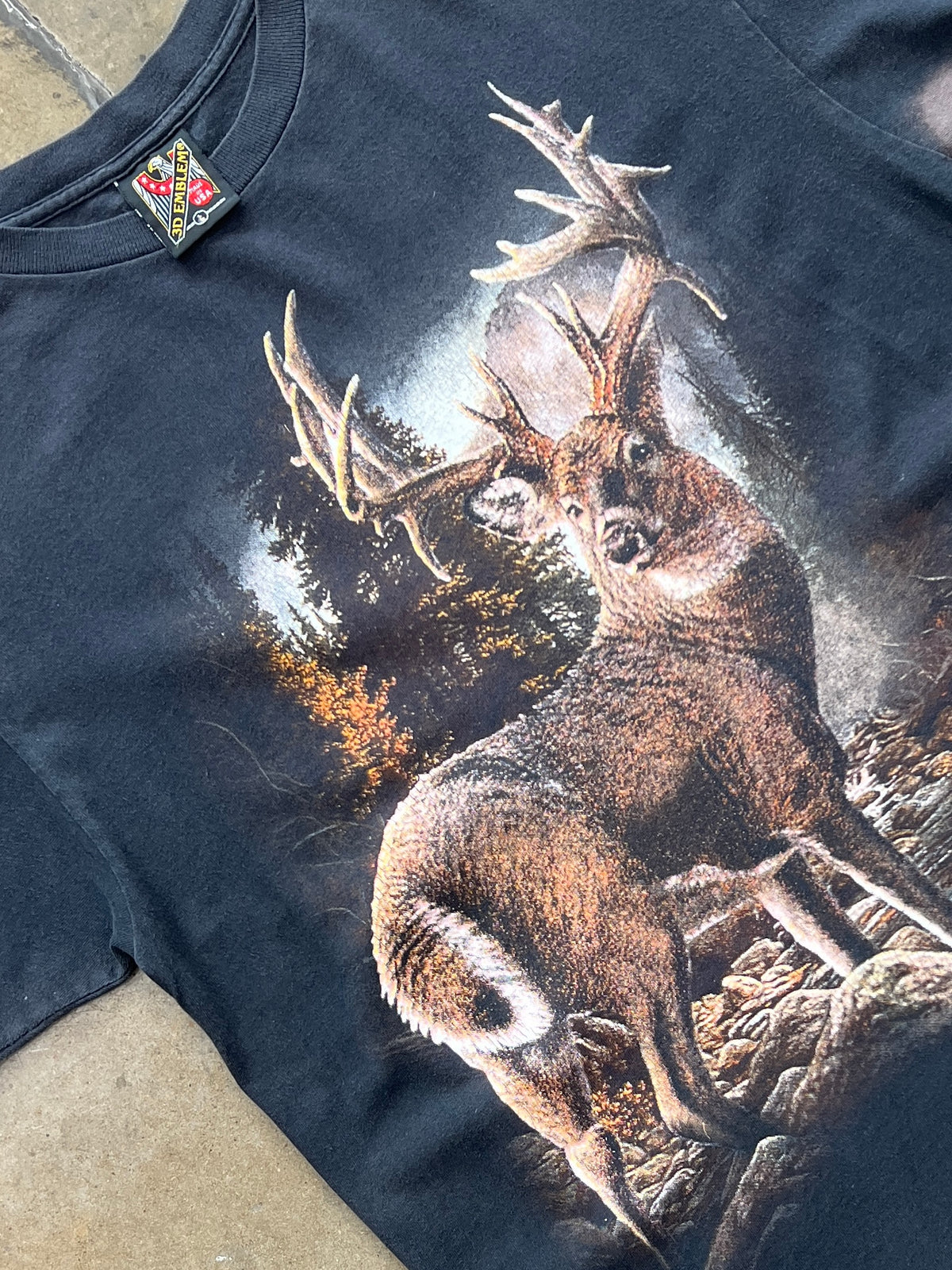 1993 3D Emblem Deer Nature Colorado Tee