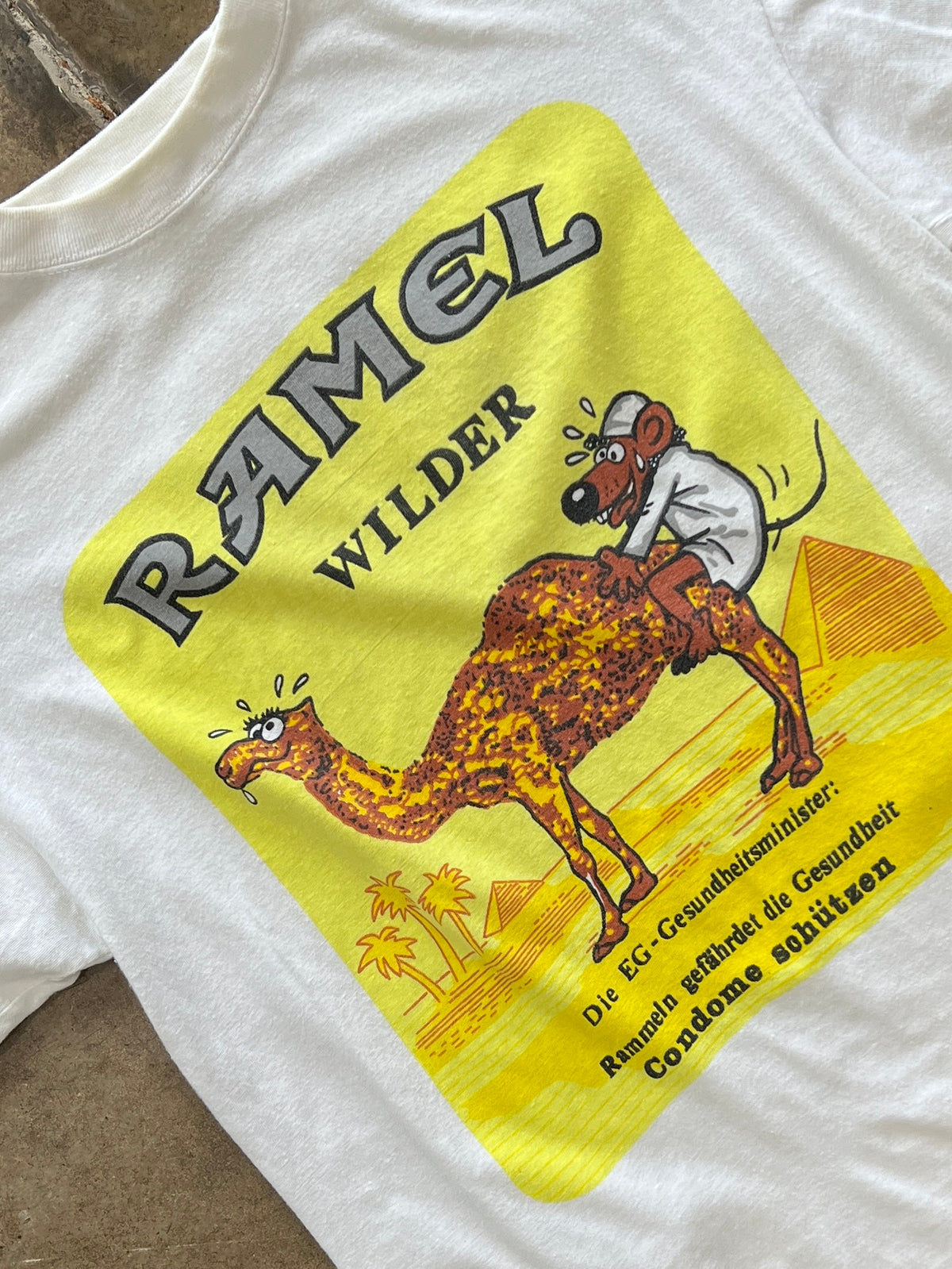 90s Camel Ramel Parody Cig Tee