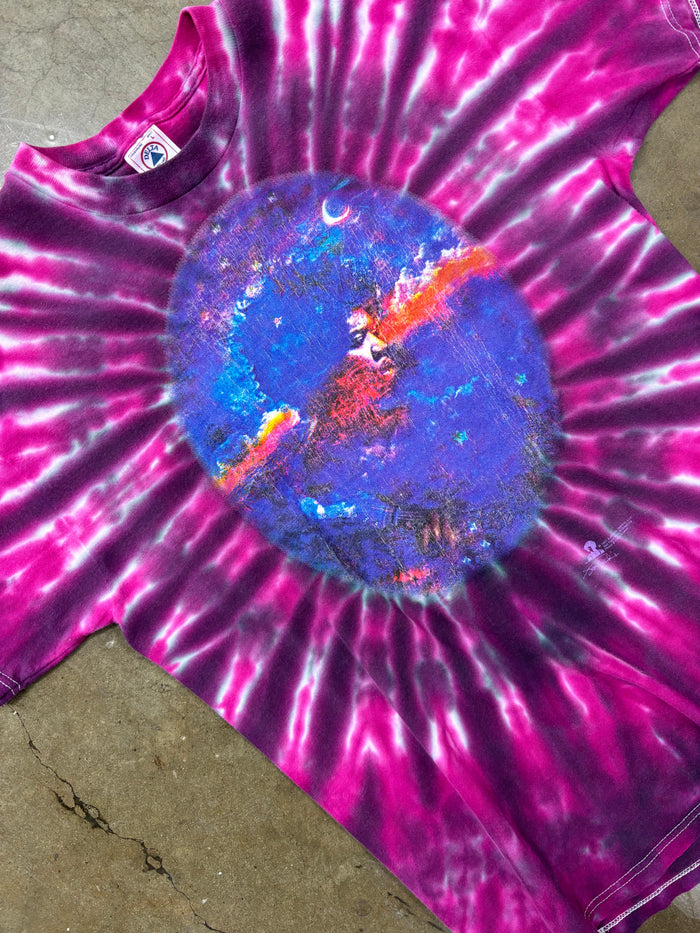 Jimi Hendrix Tie Dye Portrait Tee