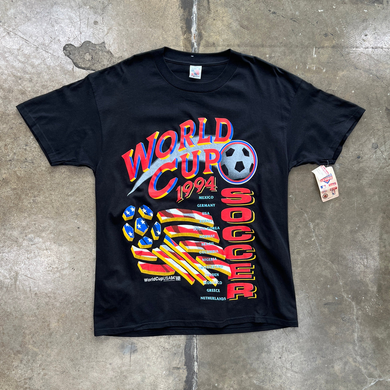 1994 World Cup Soccer Rap Style NWT Tee