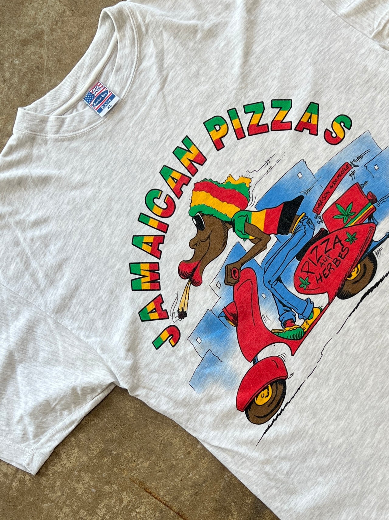 Jamaican Pizzas Aux Herbs American Zone Tee