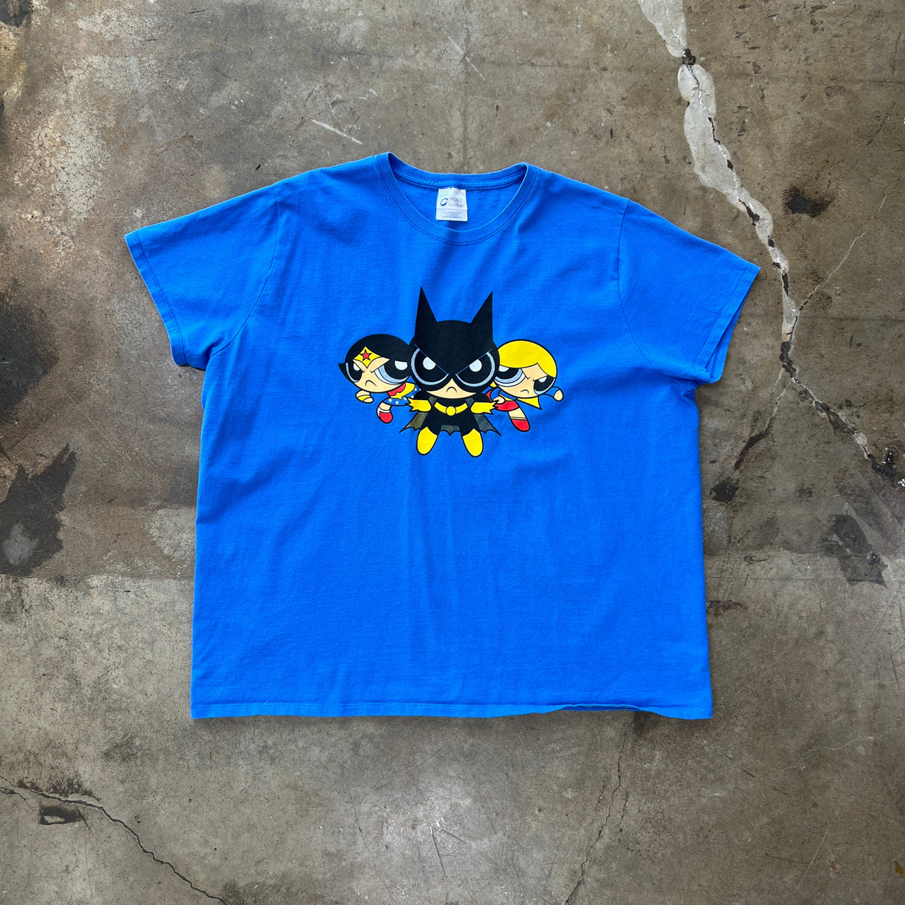 The Powerpuff Girls DC Comics Wonderwoman Batgirl Supergirl W Tee