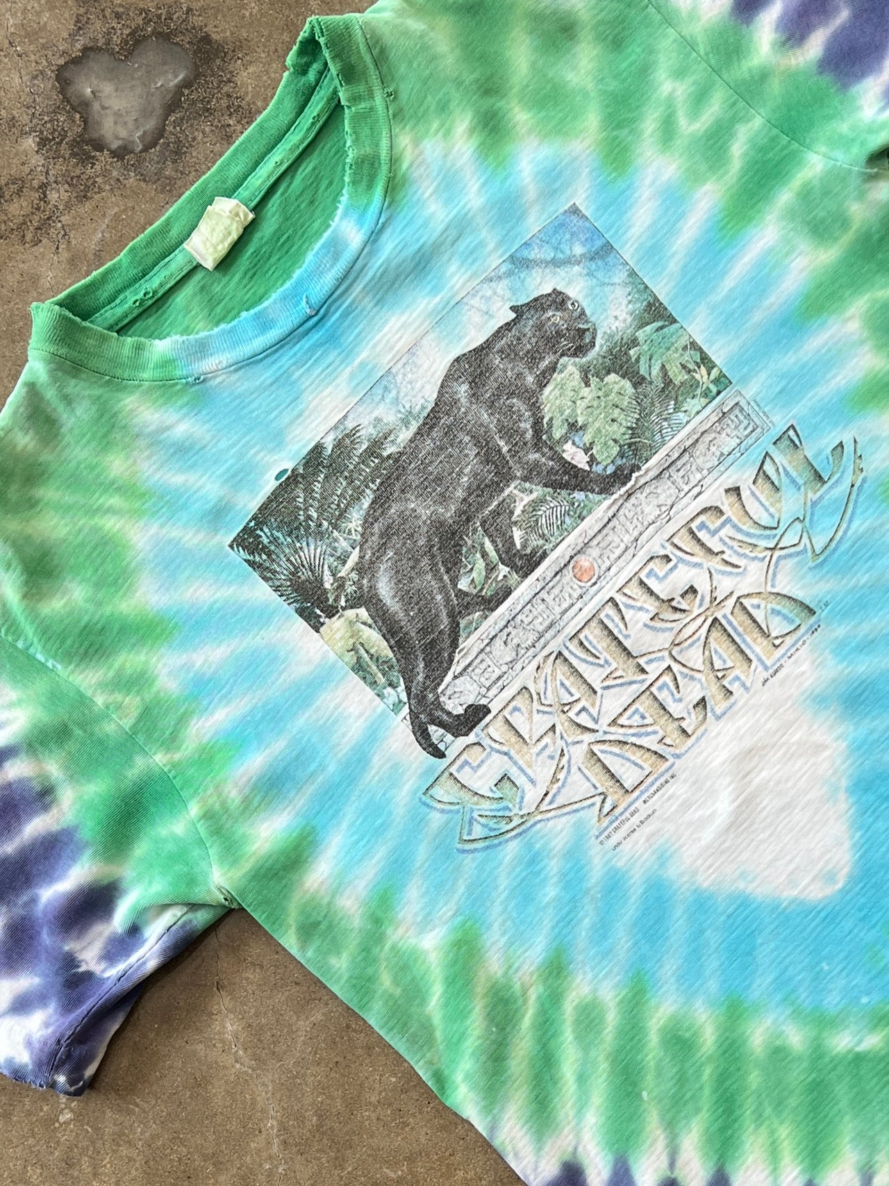 1987 Grateful Dead Rainforest Gone Dyed Tee
