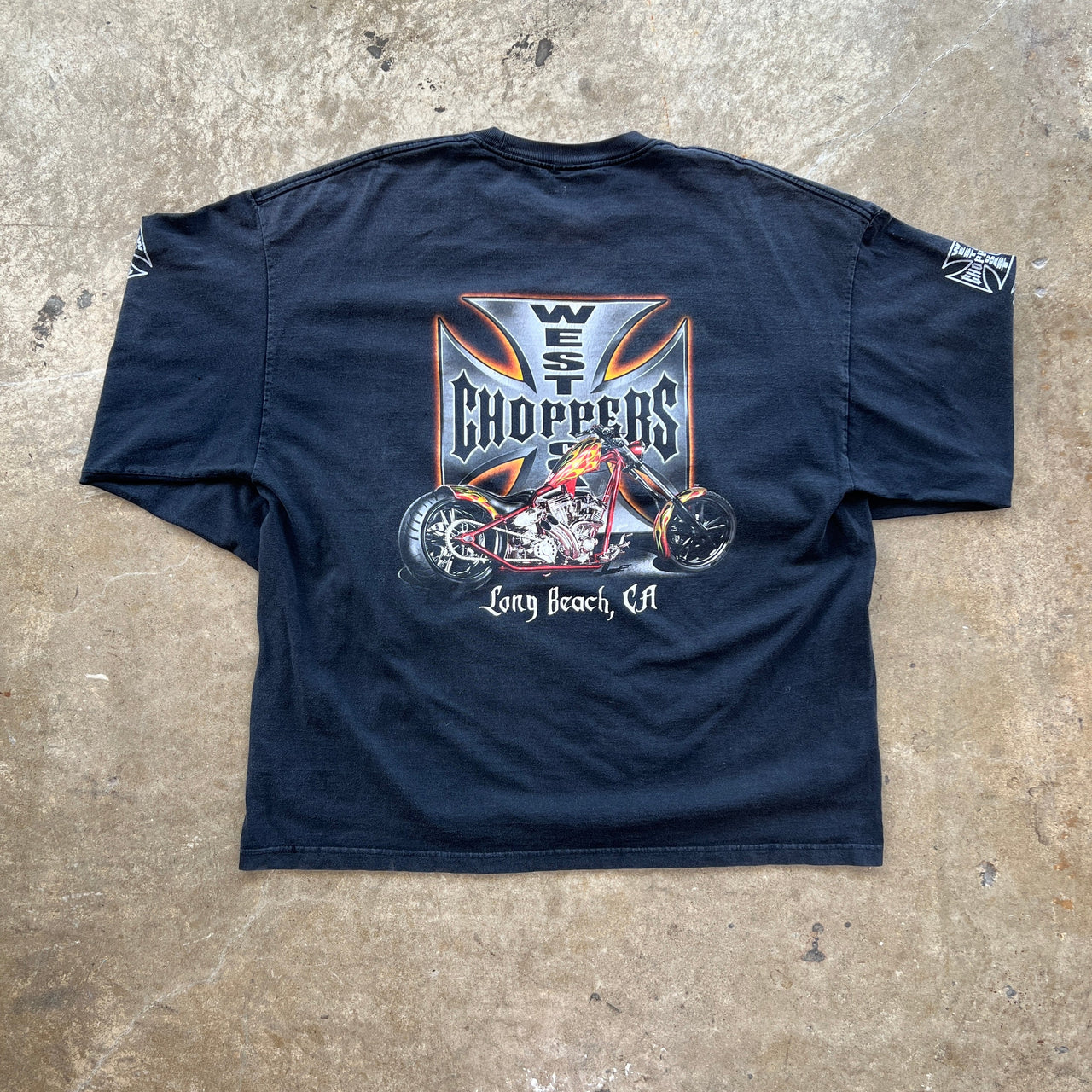 West Coast Motorcycle Long Beach Long Sleeve Tee