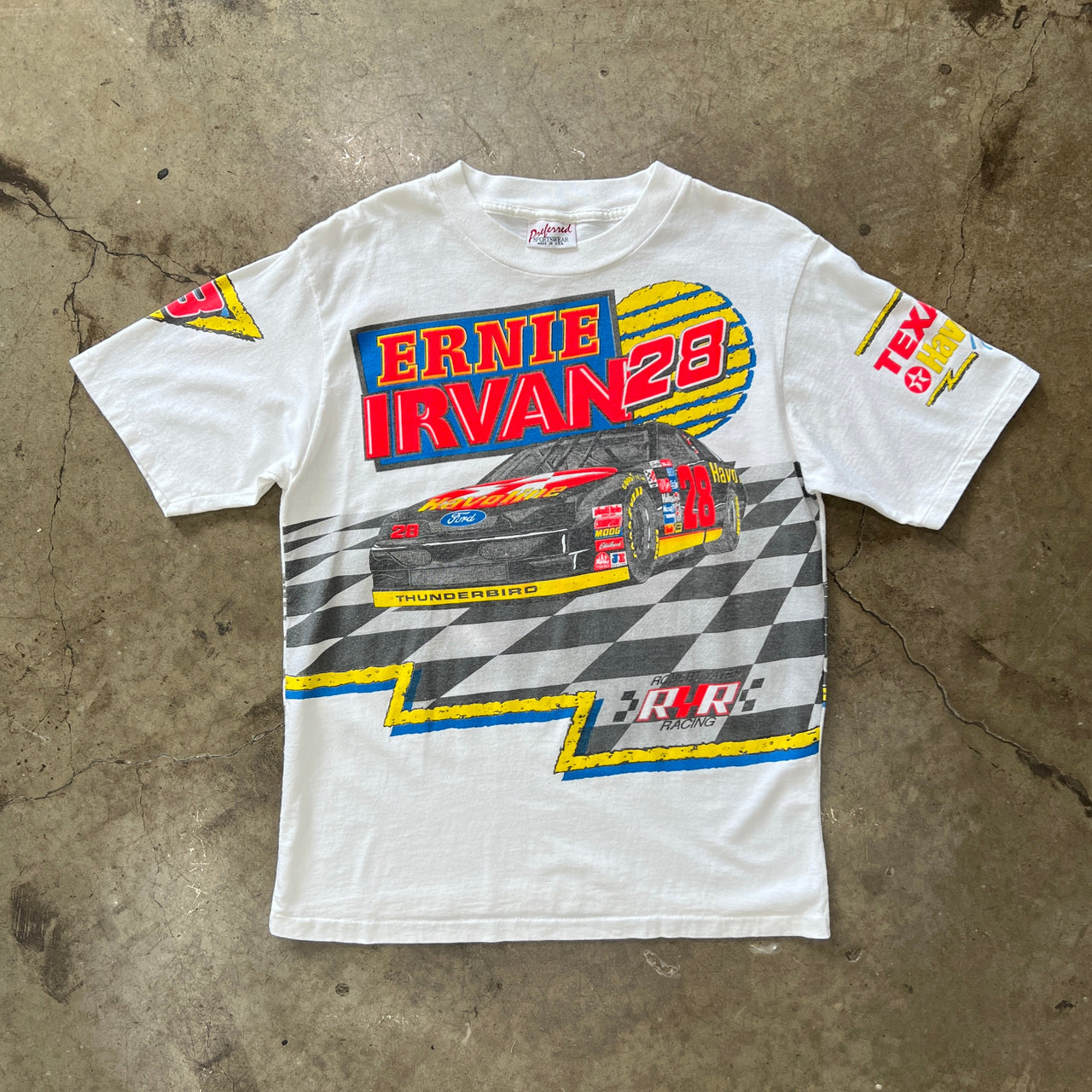 Ernie Irvan Yates Racing AOP Wrap Tee Single Stitch