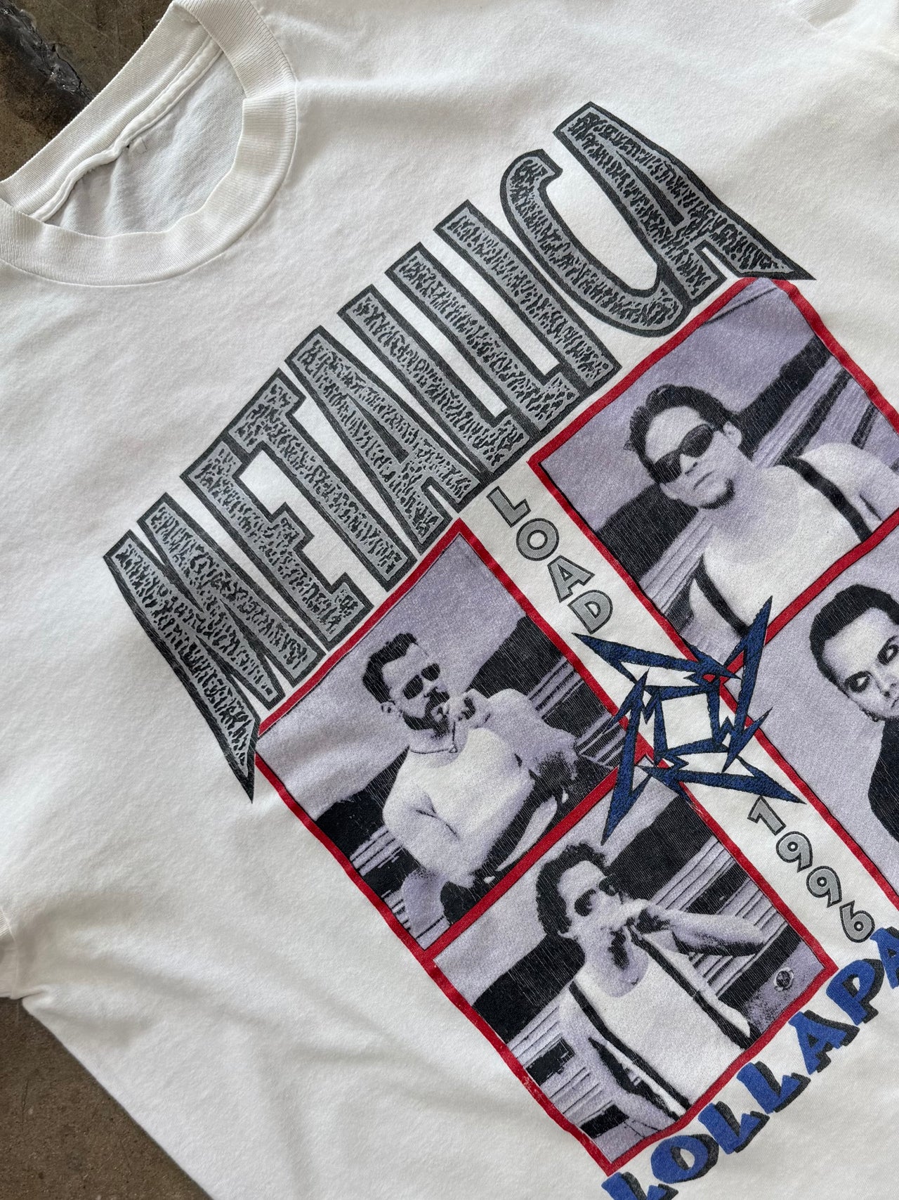 1996 Metallica Lollapolooza Soundgarden Festival Band Tee
