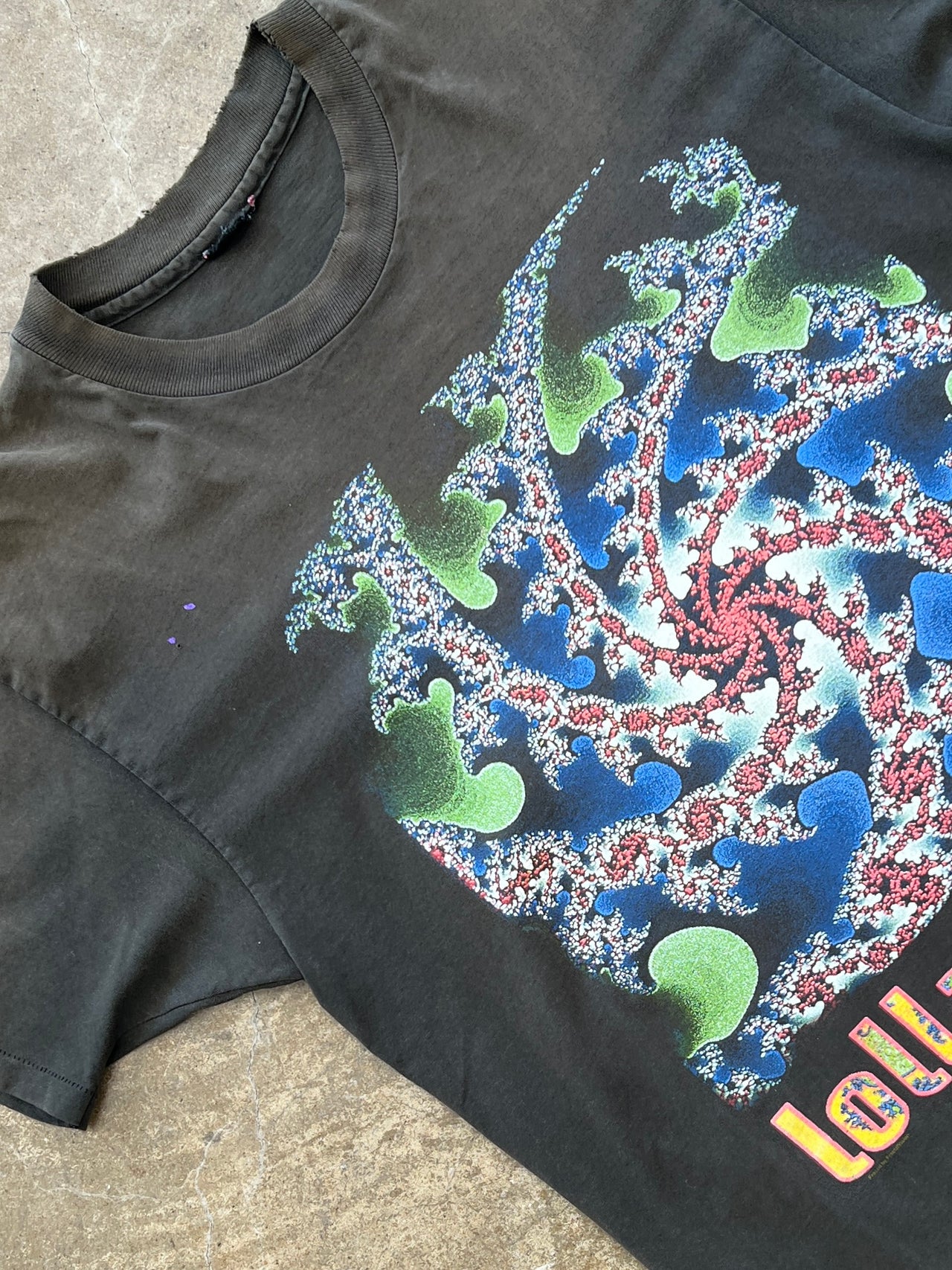 1993 Lollapalooza Tour Music Festival Single Stitch Tee