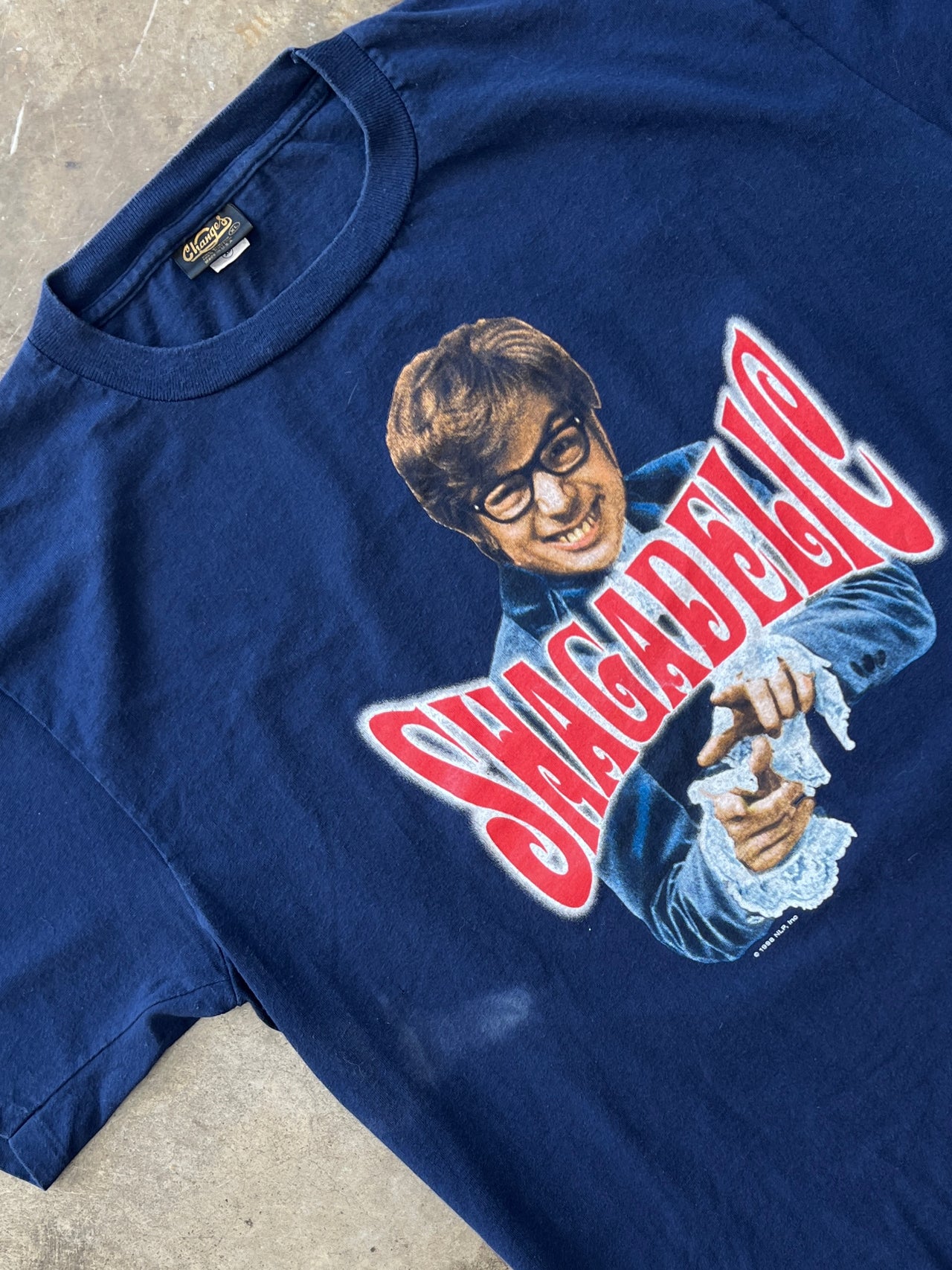1998 Austin Powers Shagadelilc Mike Myers Tee