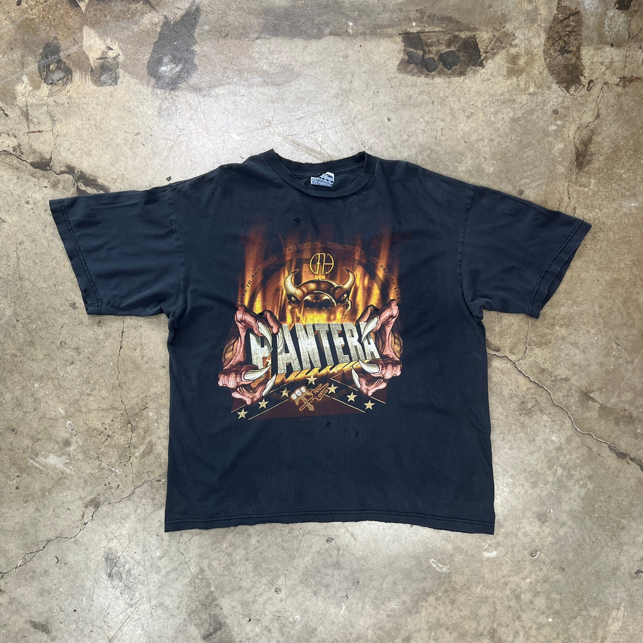 2000s Pantera Cowboys From Hell Band Tee
