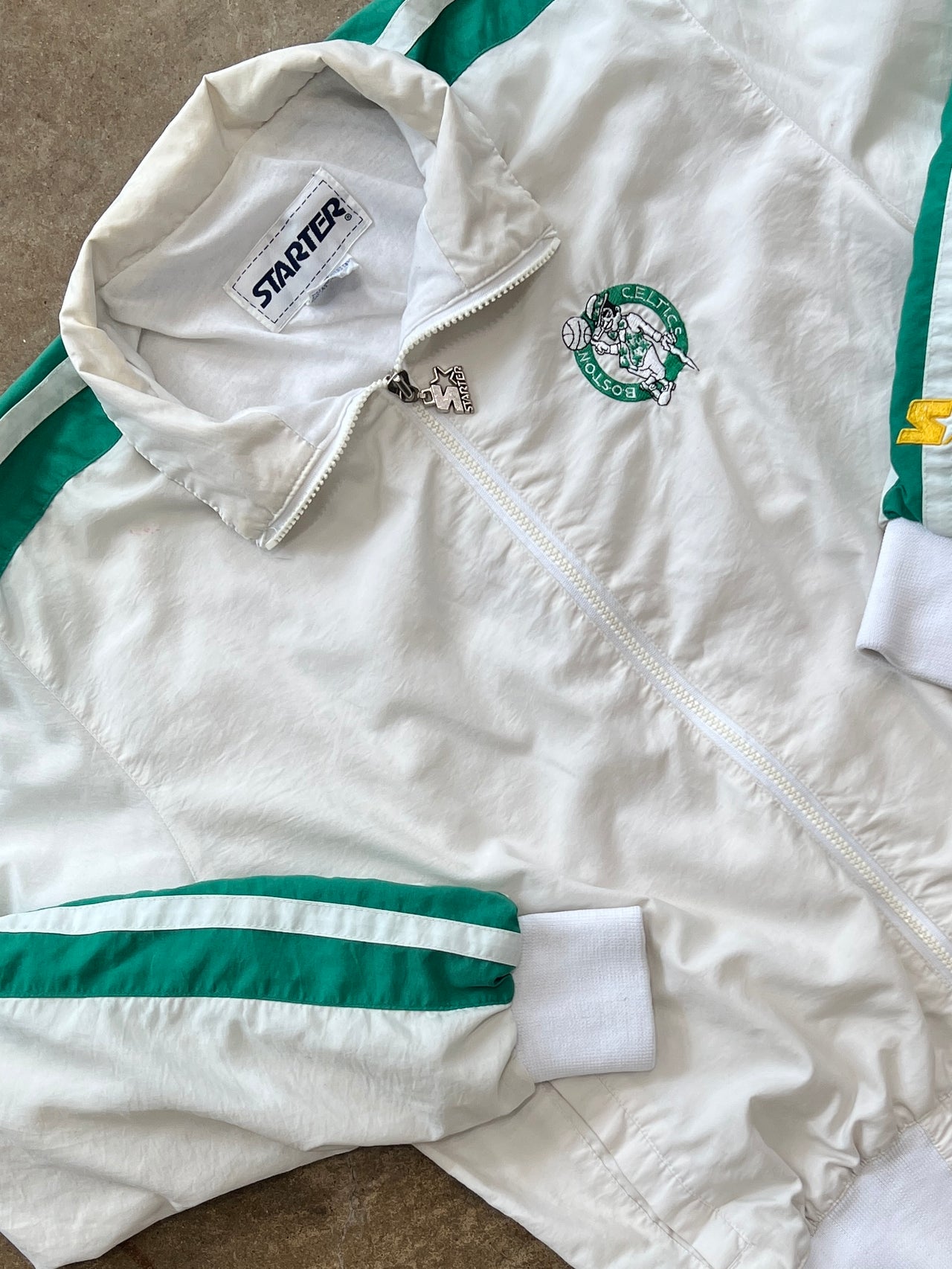 Starter 90s Boston Celtics Fill Zip Jacket
