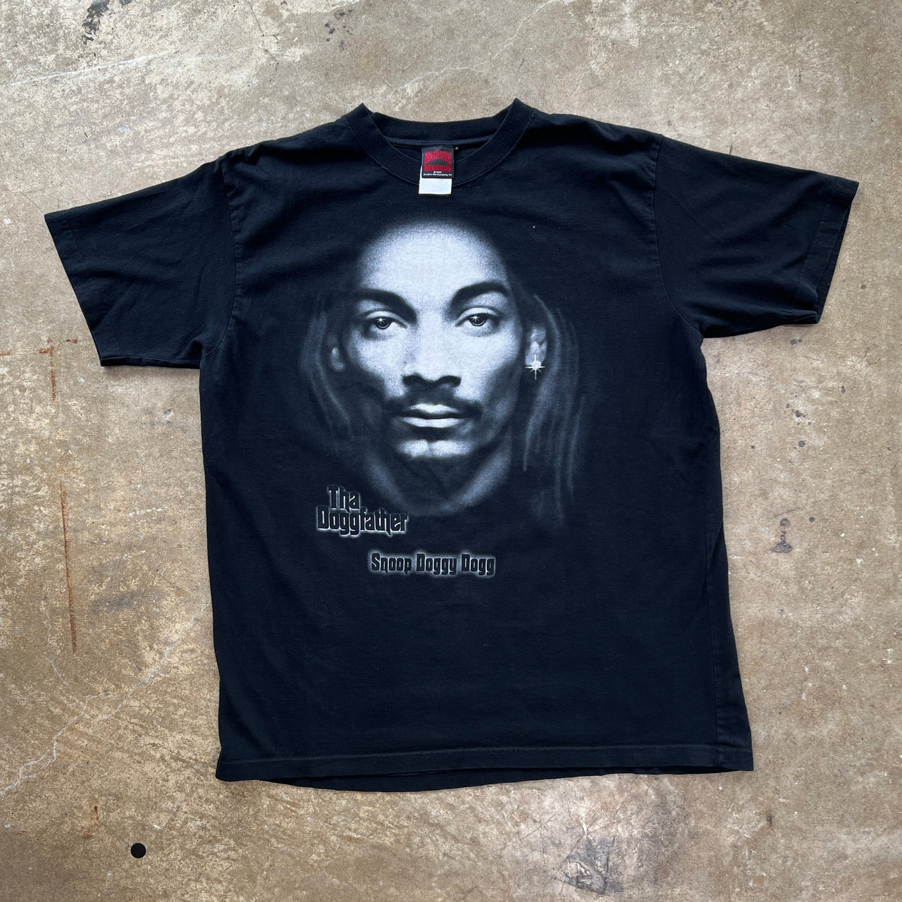 Y2K Snoop Dogg Death Row The Doggfather Rap Tee