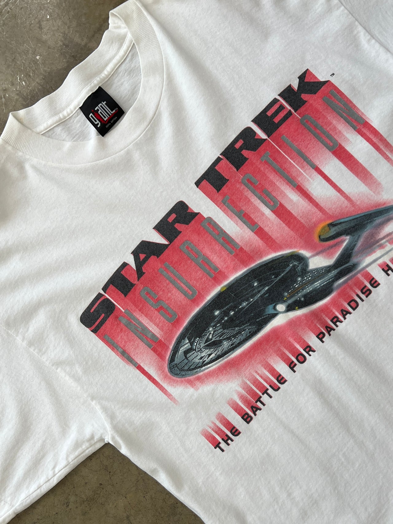 1998 Star Trek Insurrection Giant Tag Tee