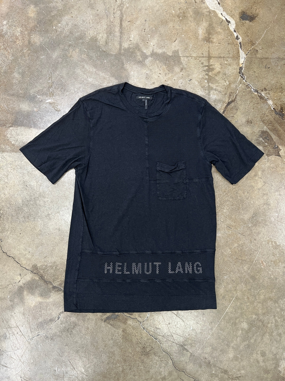 Helmut Lang Mesh Pocket Tee