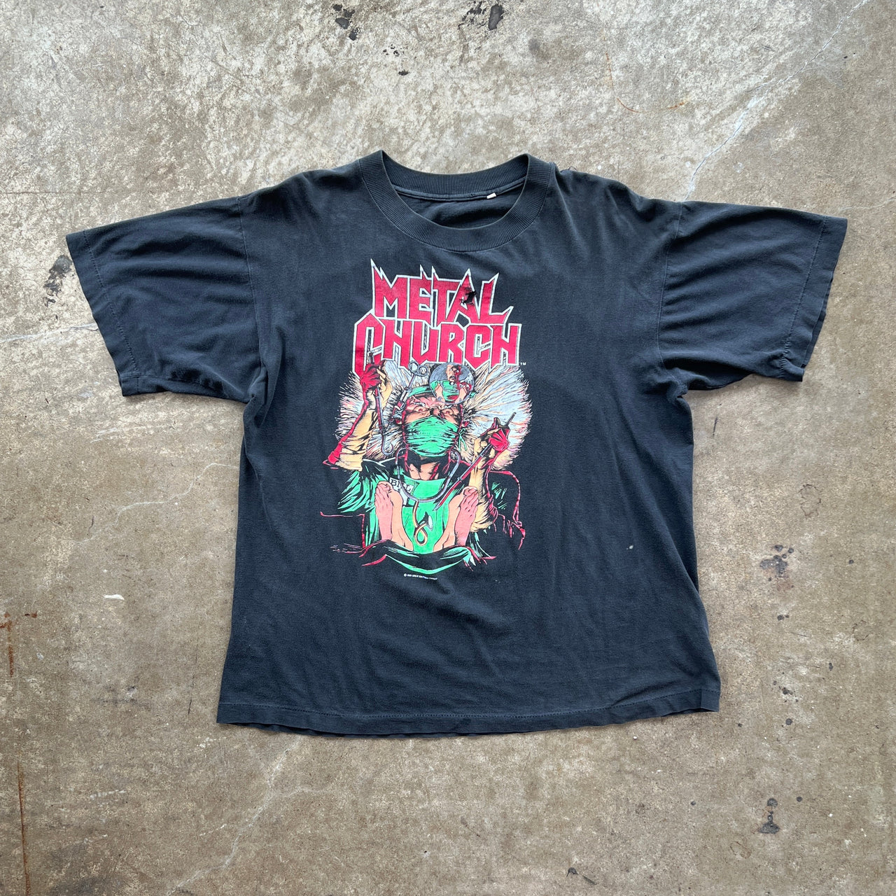 1989 Metal Church Fake Healer Tee