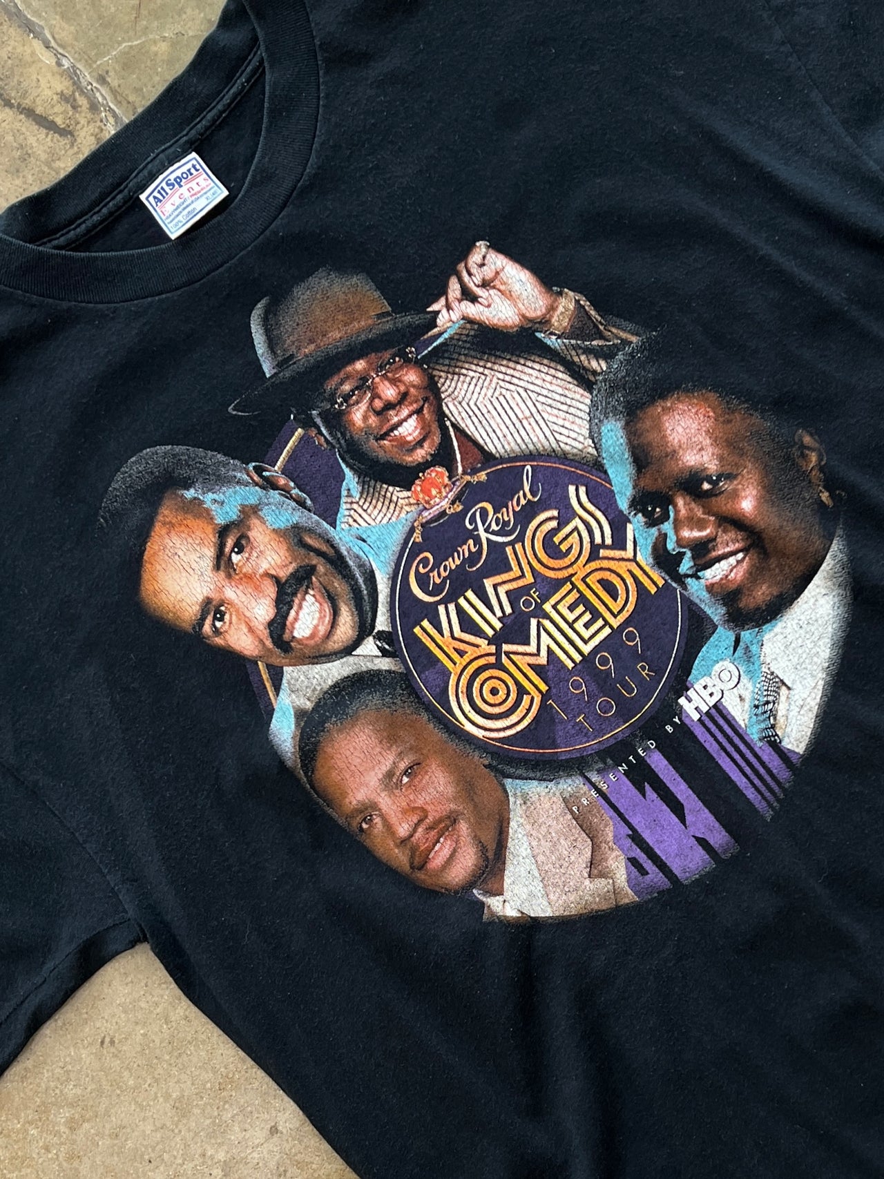 1999 Kings of Comedy HBO Bernie Mac Steve Harvey Comedy Tee