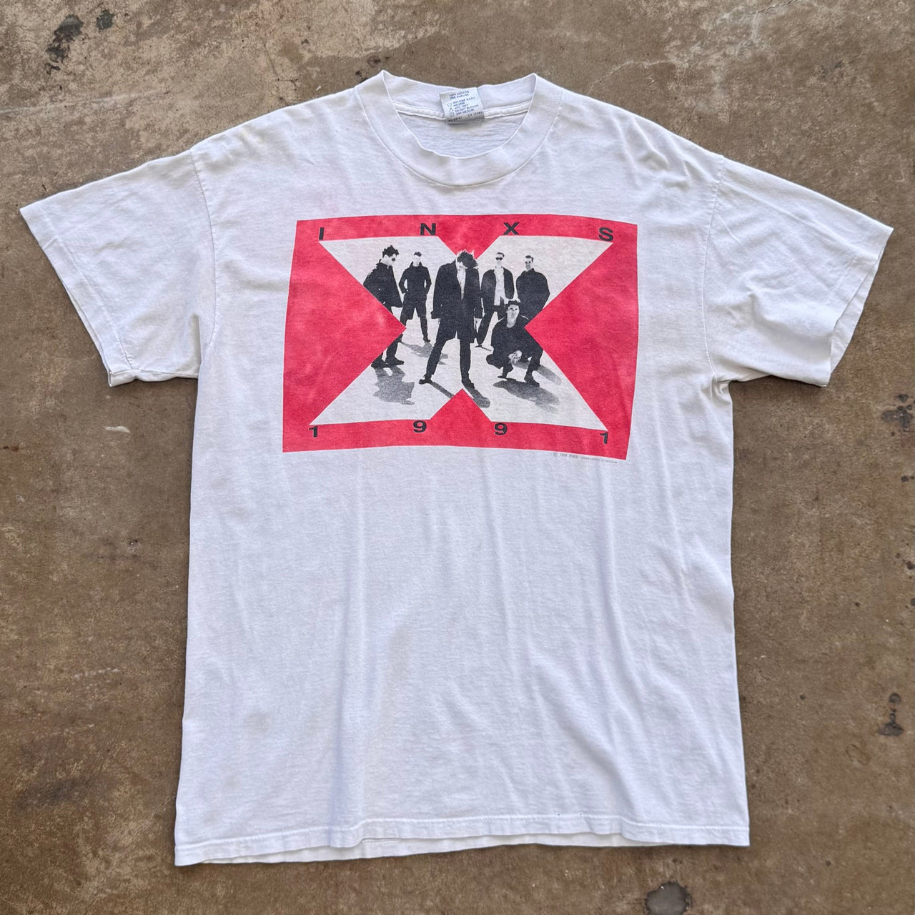 1991 INXS North American Tour Date Tee
