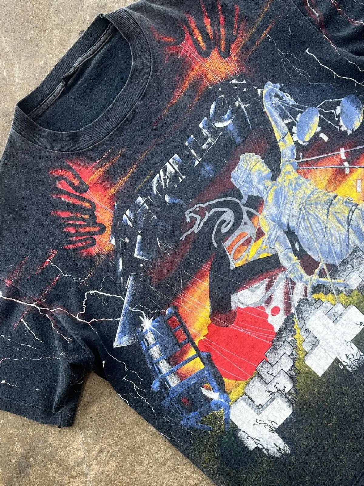 90s Metallica Master of Puppets AOP Single Stitch Tee