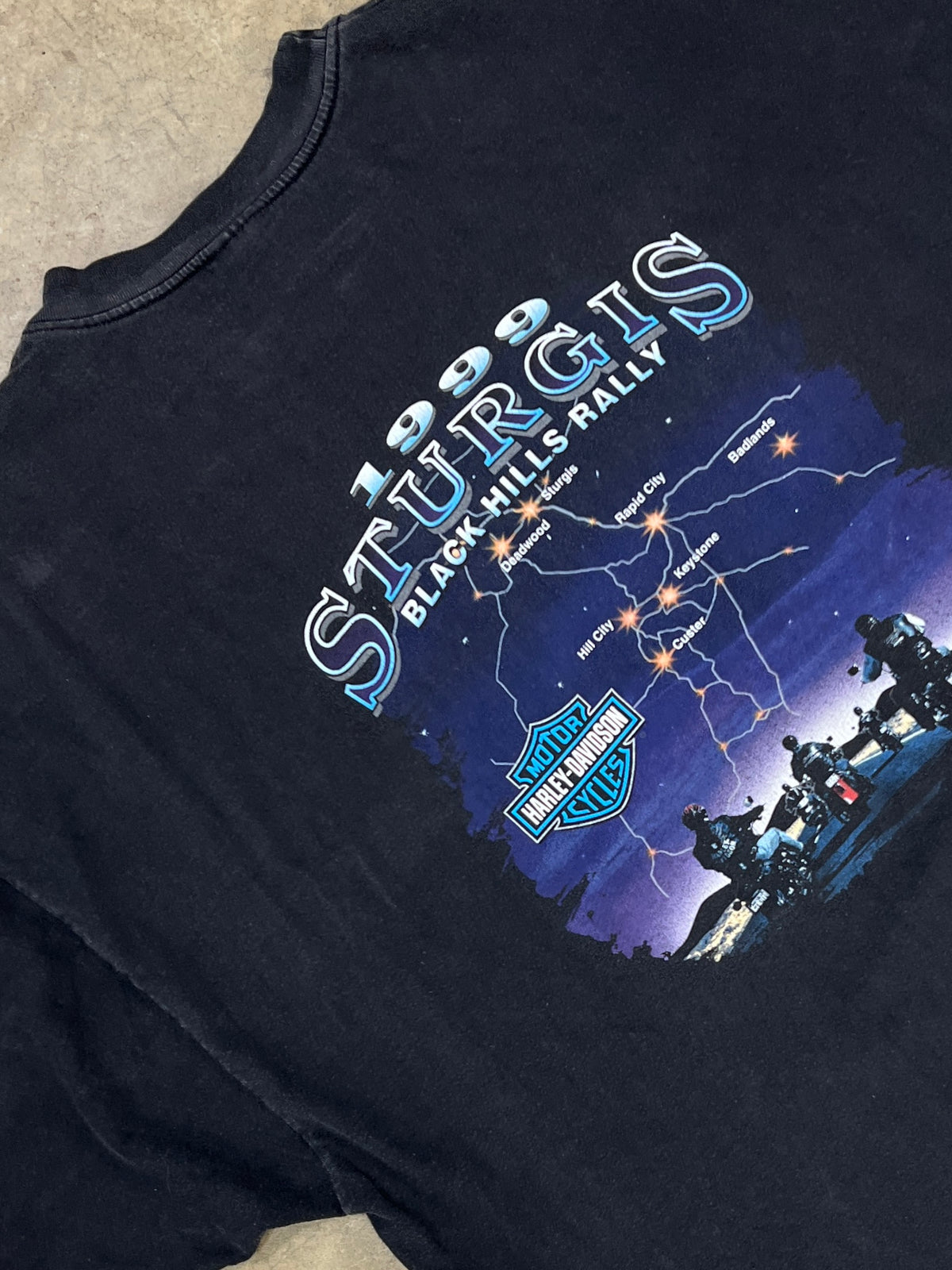 1999 Harley Davidson Black Hills Rally 59 Tee