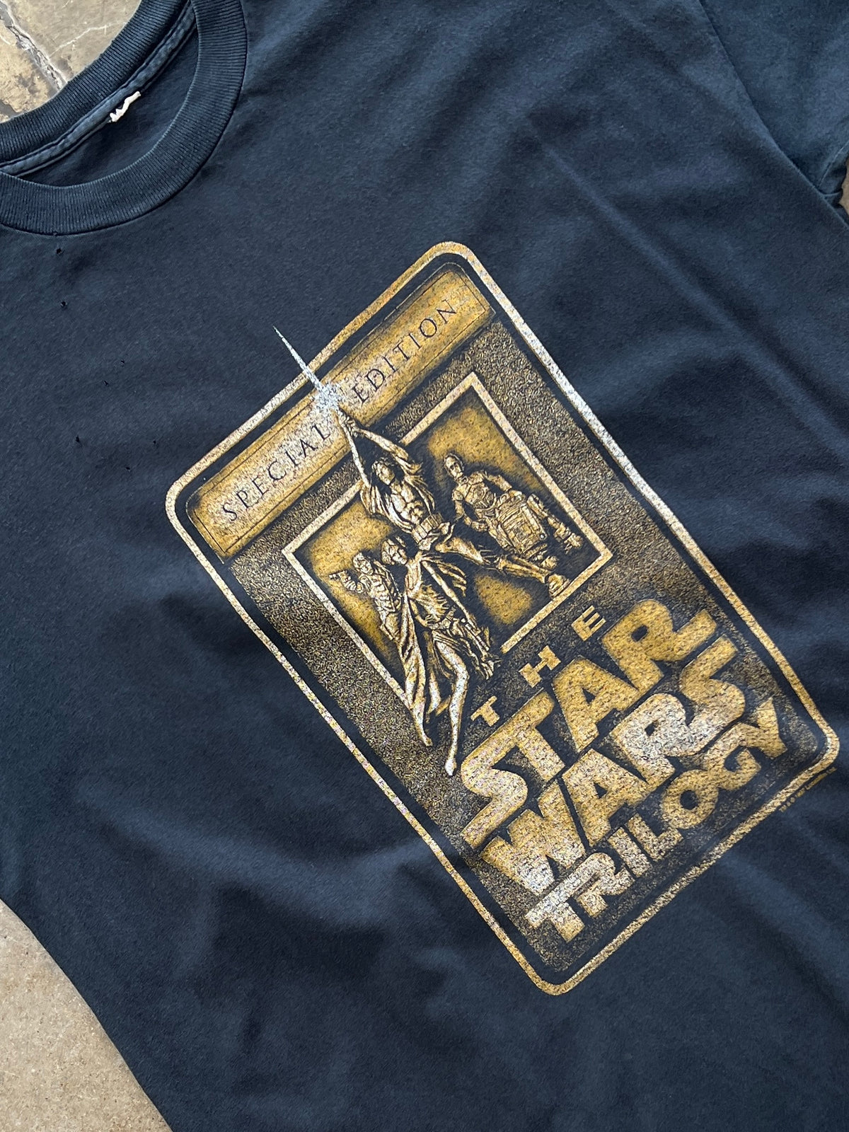 1997 Star Wars Trilogy Promo Movie Tee