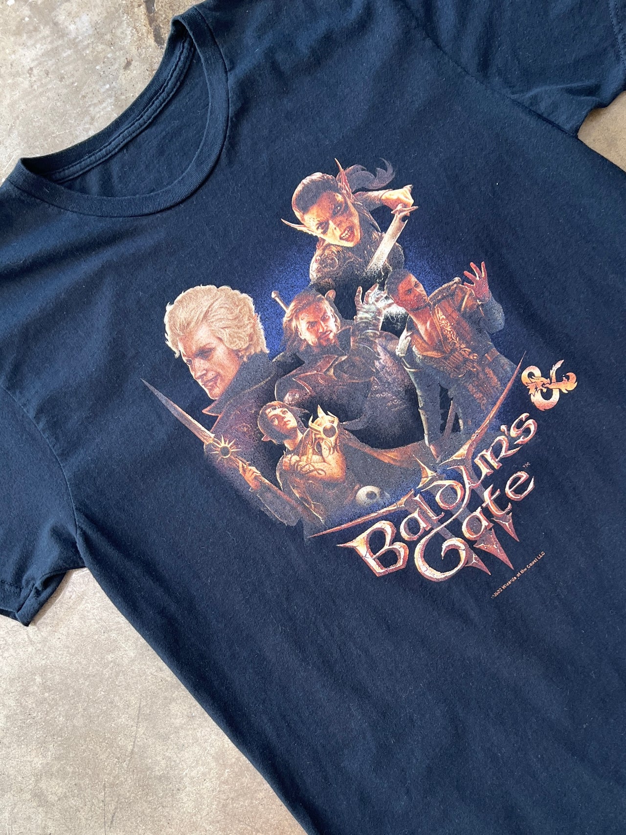 Baldur's Gate Video Game Character Tee