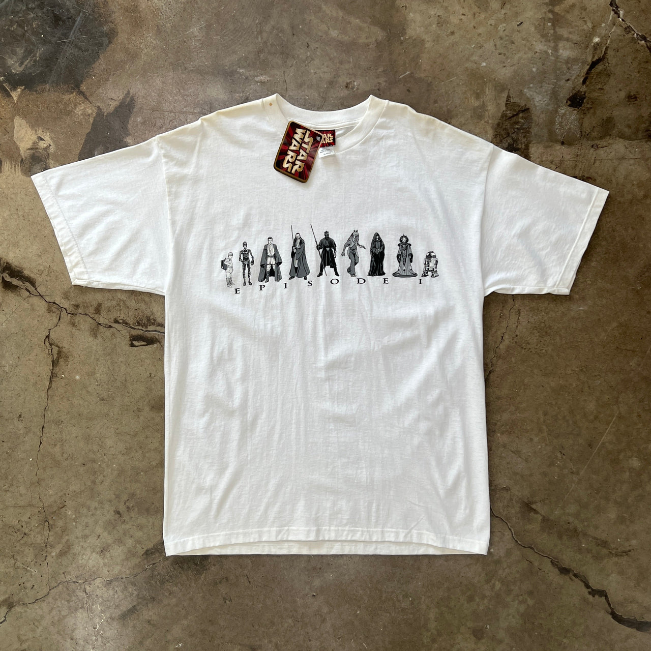 Episode I Star Wars Movie Character DEADSTOCK Tee