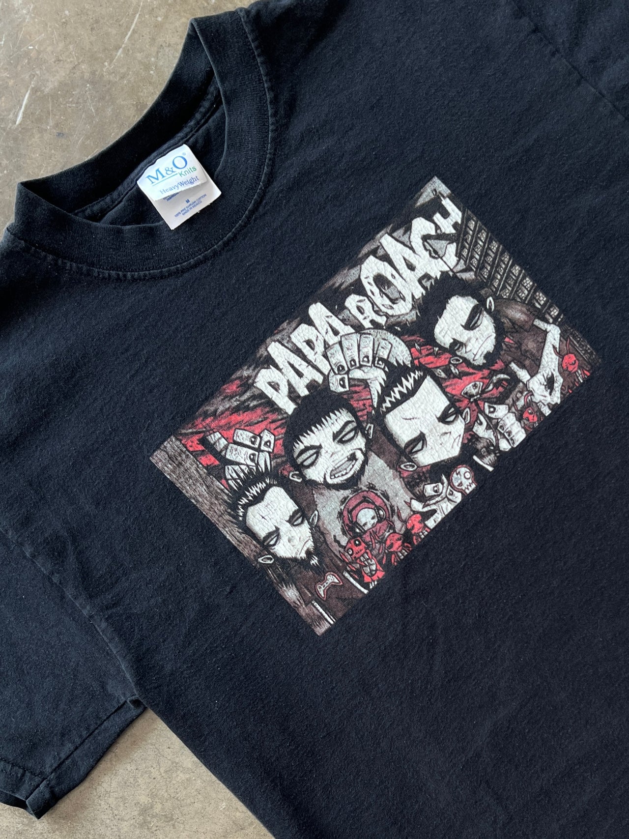 Y2k Papa Roach Band Tee