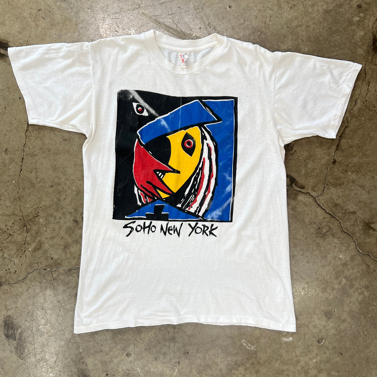 Picasso Soho New York E. Brown Art Tee Single Stitch