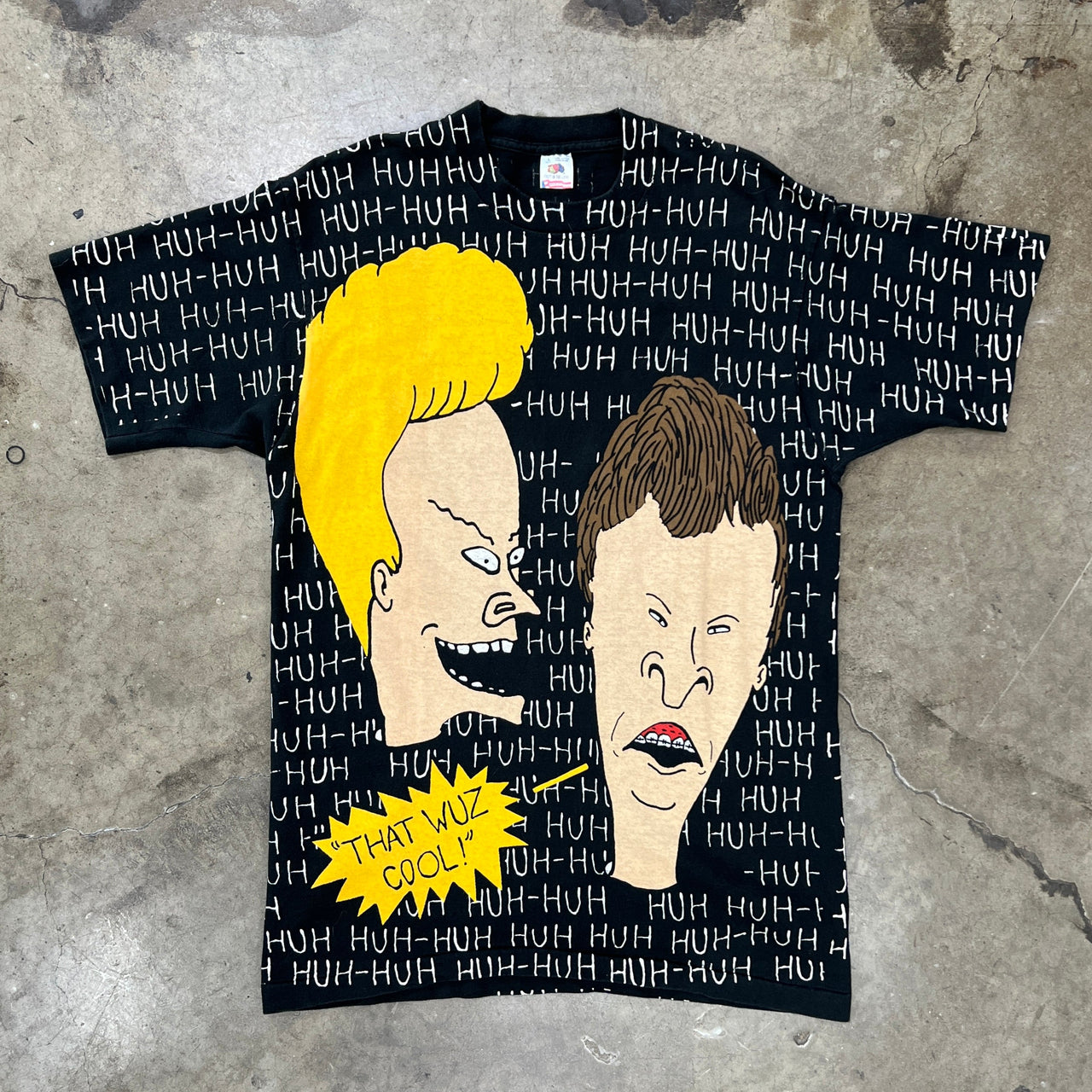 Beavis and Butt-head Huh That Wuz Cool! MTV AOP Band Tee
