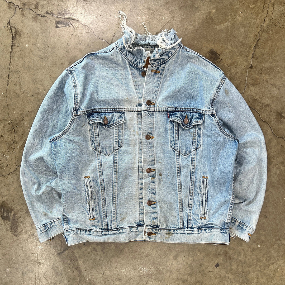 90s Levi's Denim Jacket Distressed