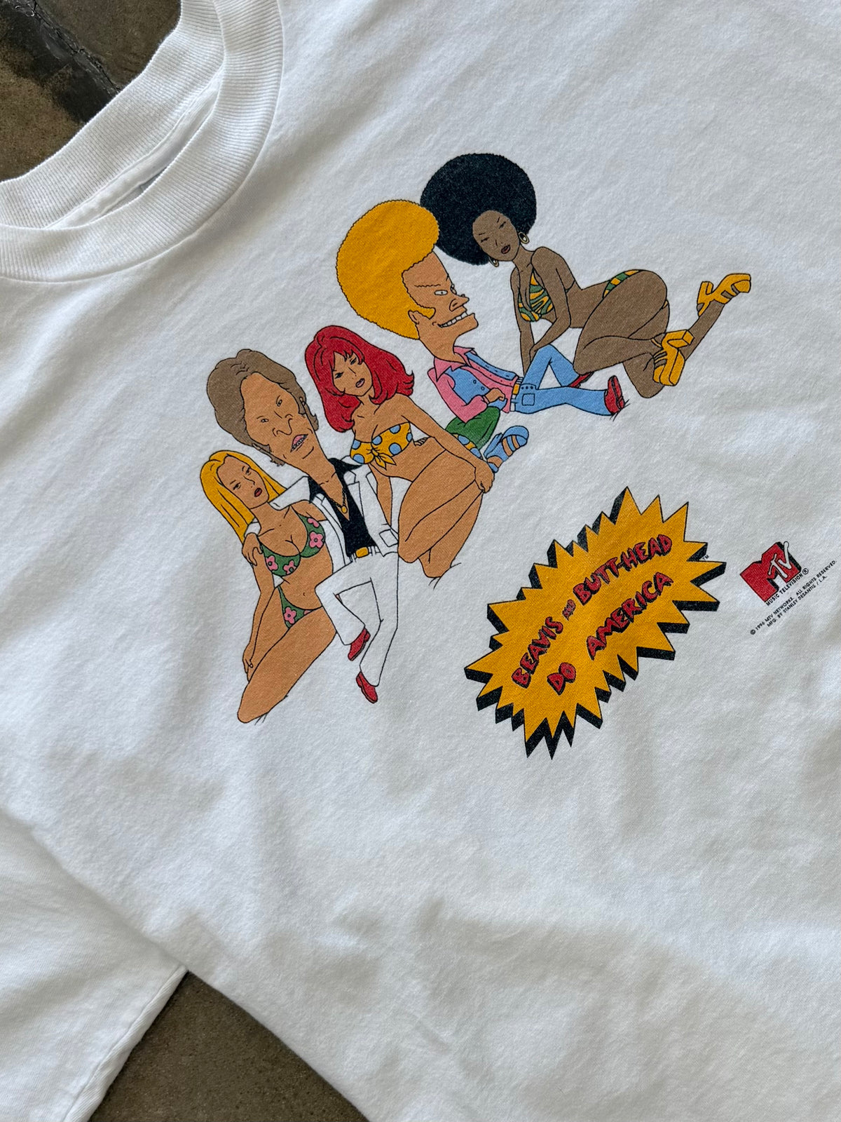 1996 MTV Beavis and Butthead Do America Stanley Desantis Tee