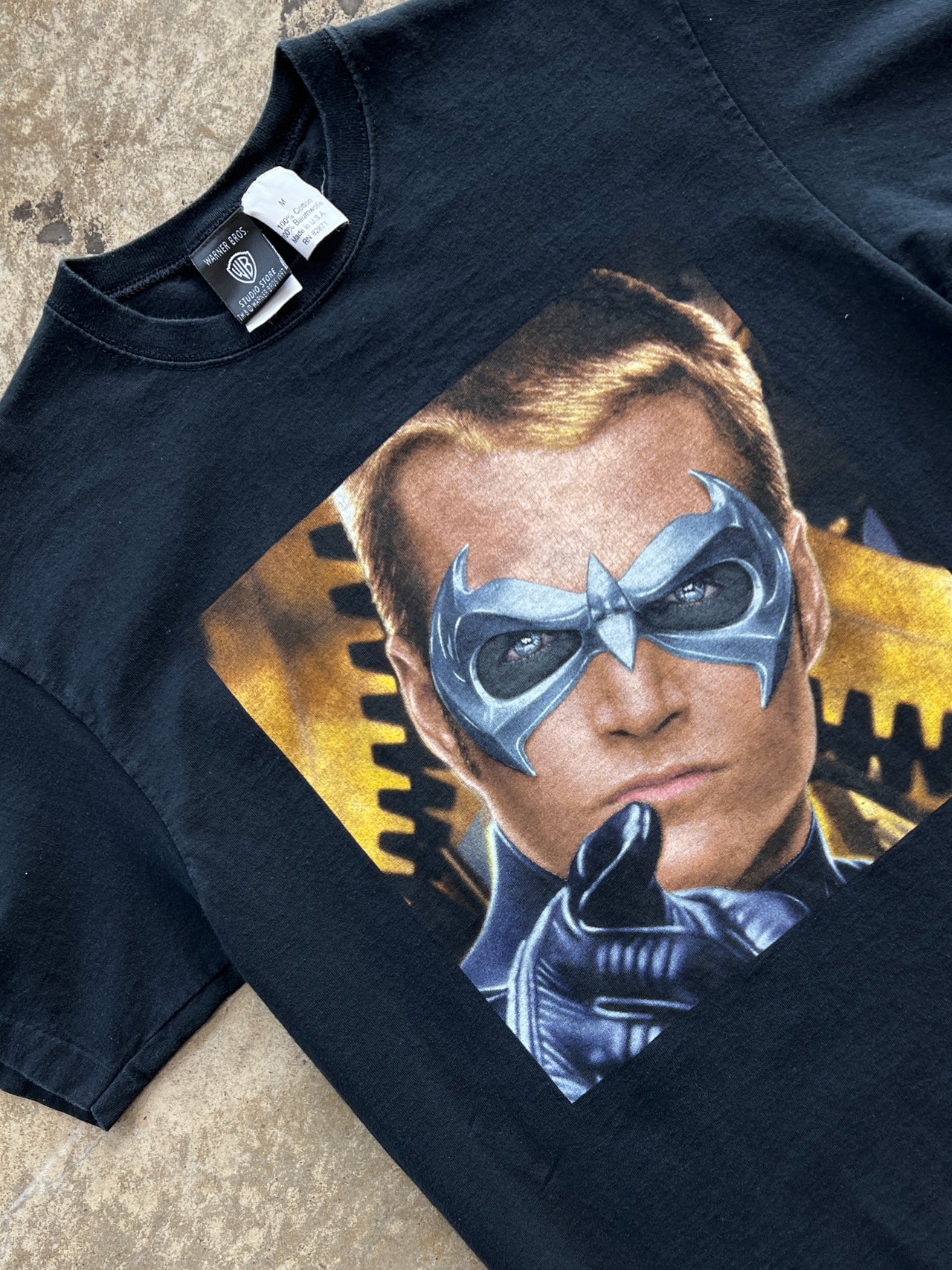 1997 Batman and Robin Chris O Donell Robin Single Stitch Tee