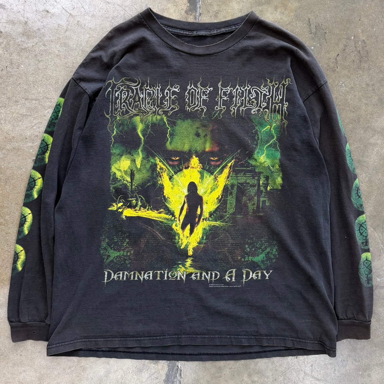 2003 Cradle of Filth Damnation and a Day Tour Band LS