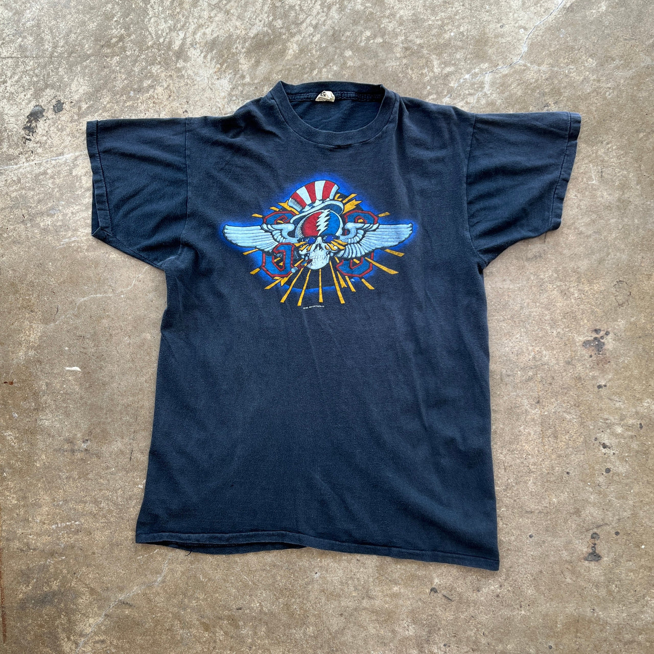 1982 Grateful Dead Uncle Sam Summer Tour Single Stitch Tee