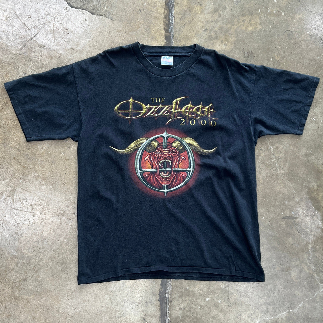 2000 Ozzy Osbourne Ozzfest Pantera Incubus Band Music Festival Tee
