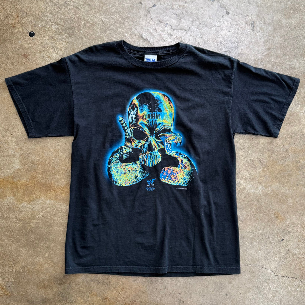 1998 WWF Stone Cold Steve Austin Snake Infrared Tee
