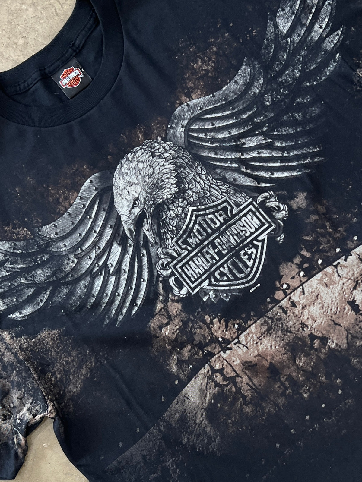 2009 Harley Davidson Iron Eagle Affliction Style Tee
