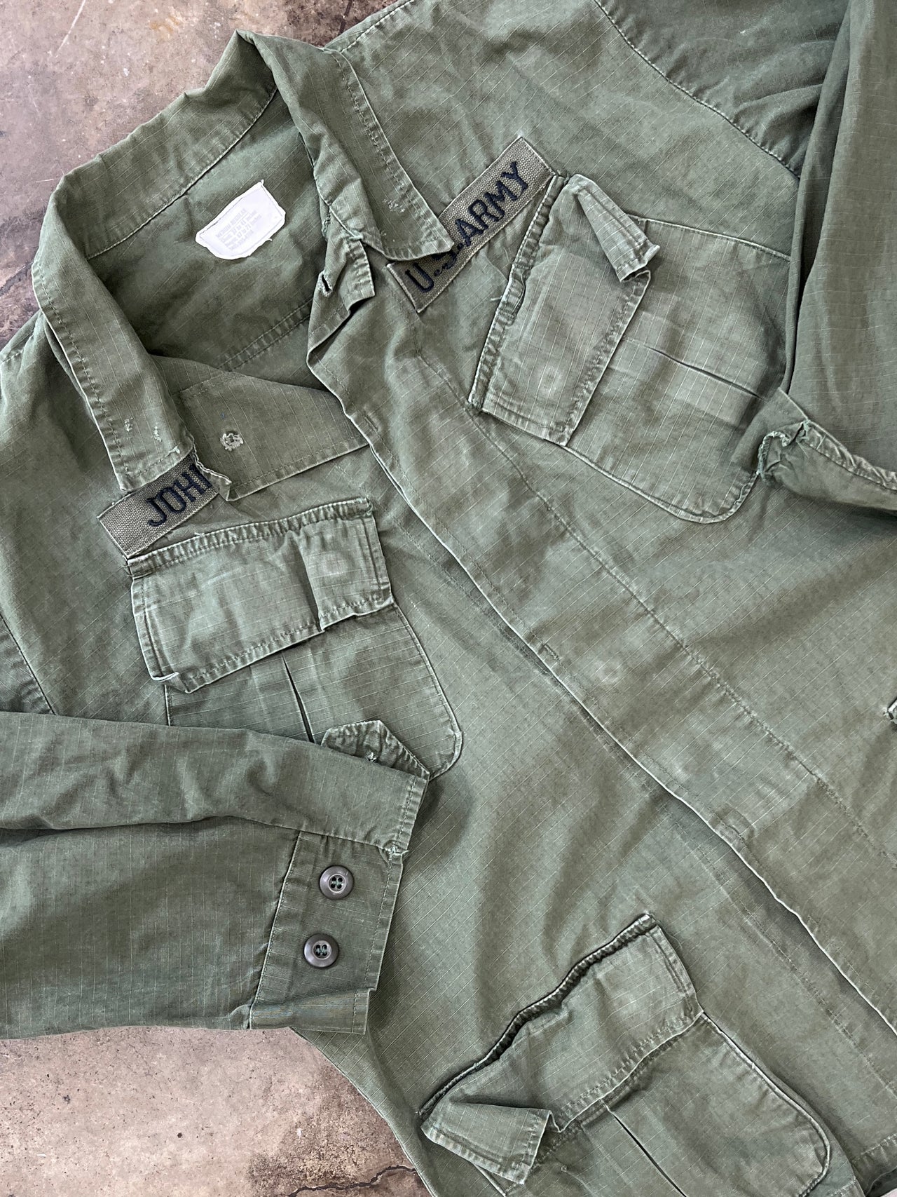 Johnson Army Button Up Shirt