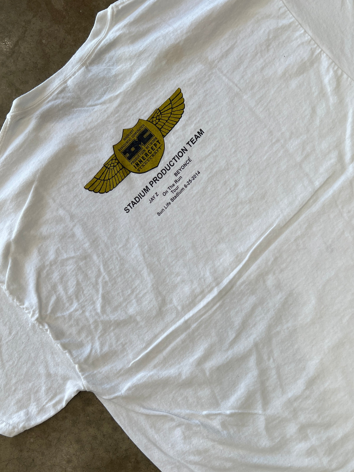Jay Z Beyonce On The Run Tour Production Team Tee