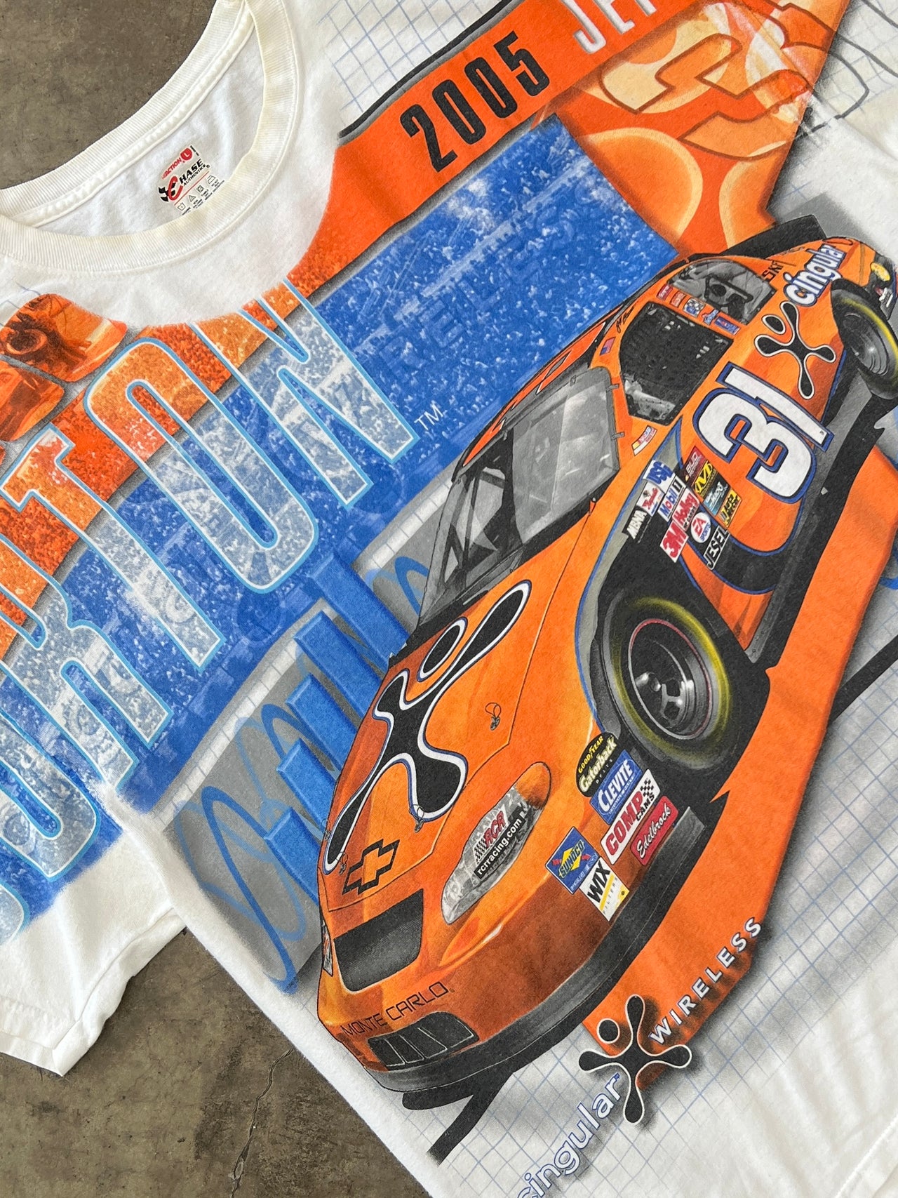 AOP NASCAR 2005 Jeff Burton Racing Tee