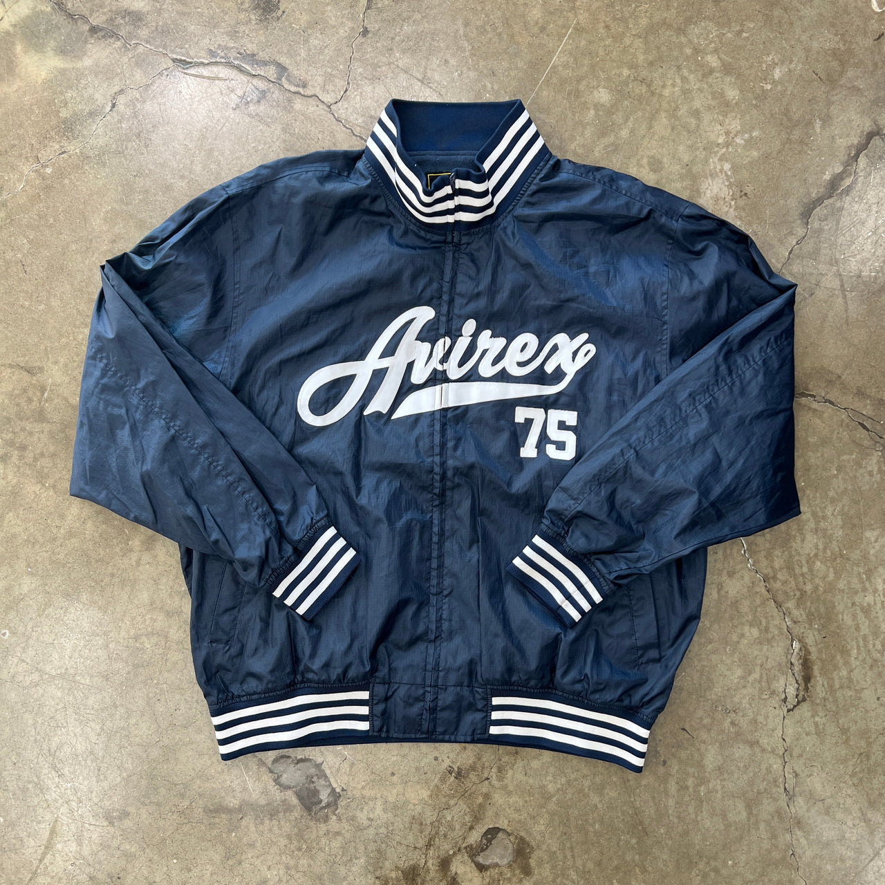 Avirex Y2K Lined Baseball Bomber Jacket