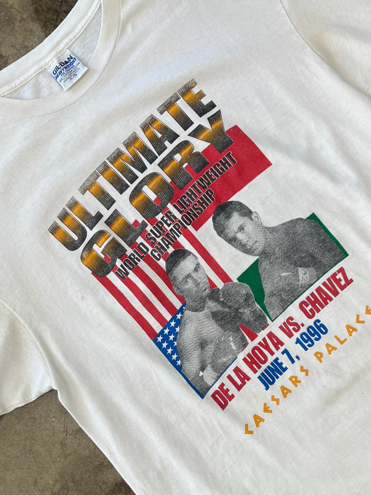 1996 Ultimate Glory De La Hoya v. Chavez Boxing Tee