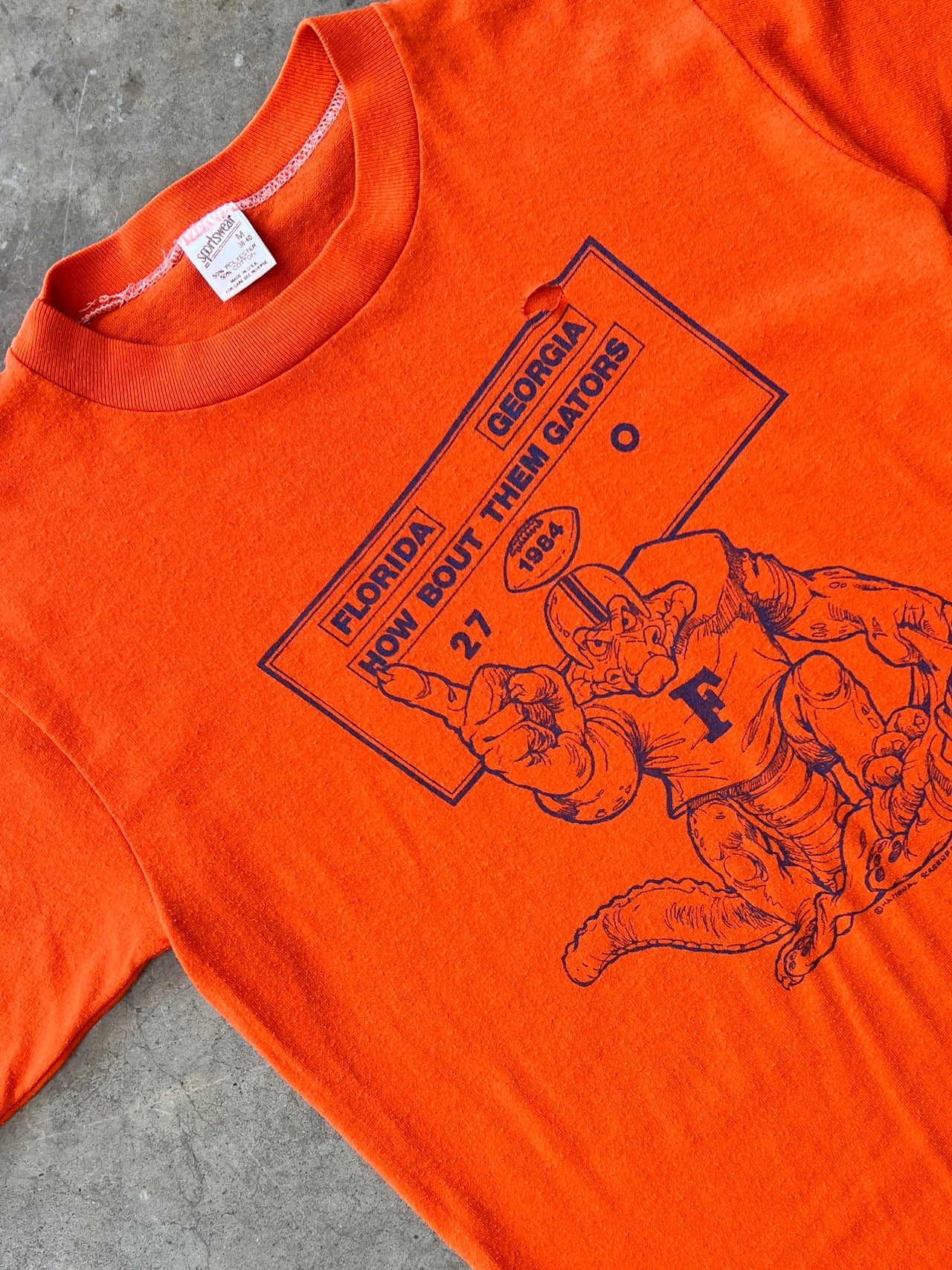 True Vintage 1984 Florida Gators Georgia Bulldogs Single Stitch Tee