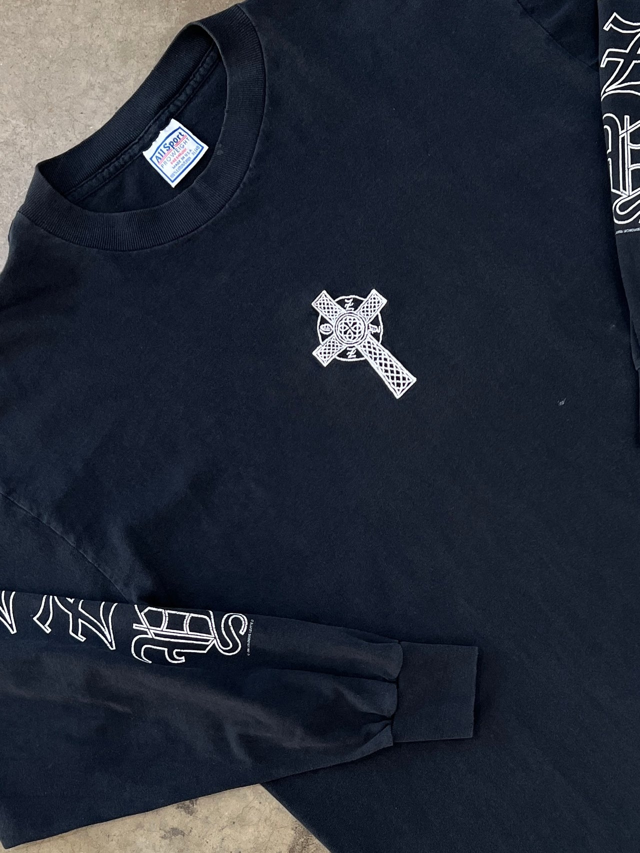 1995 Ozzy Osbourne Cross Embriodered All Sport Long Sleeve