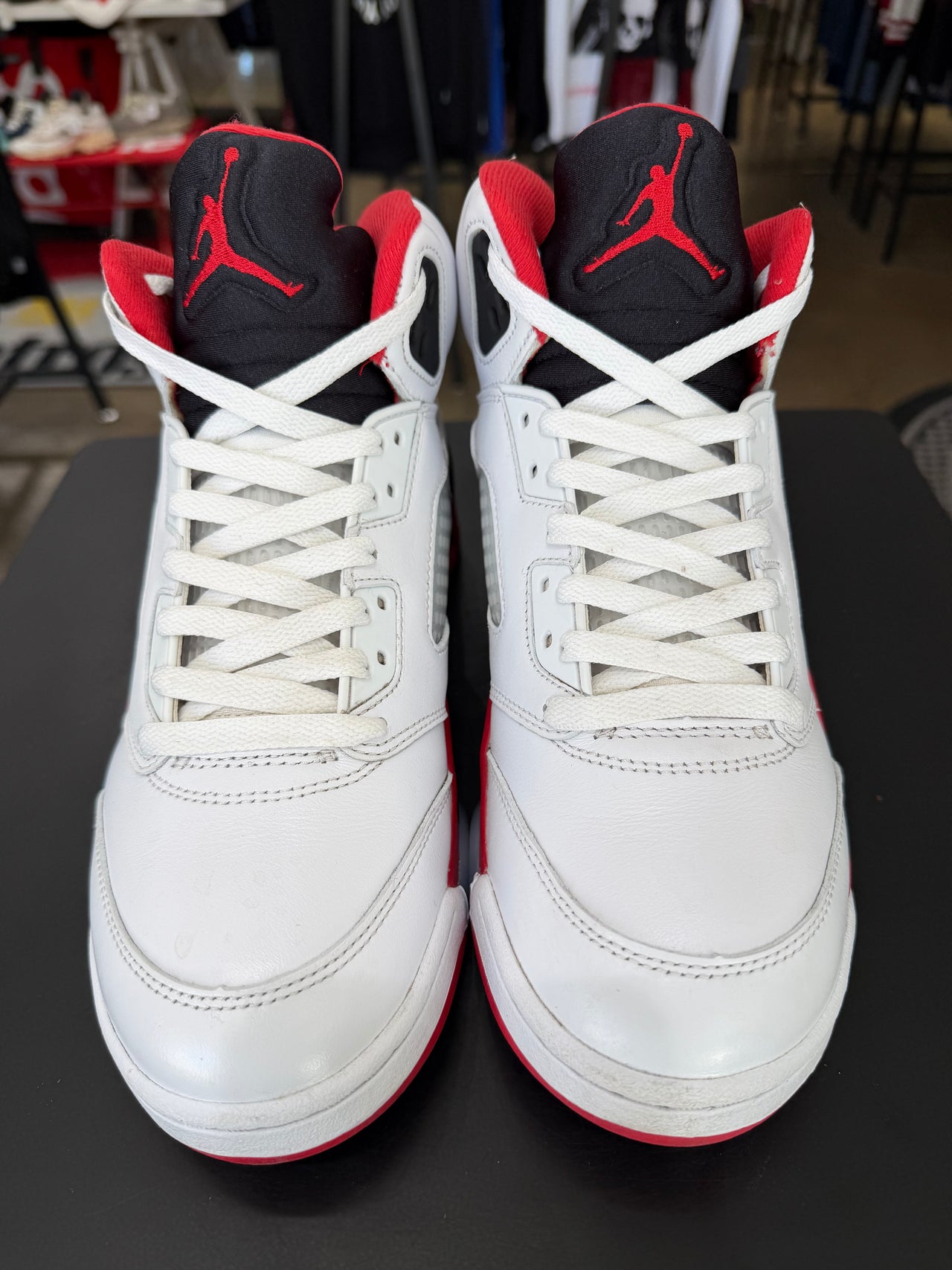 Air Jordan 5 Fire Red Black Tongue (2025)
