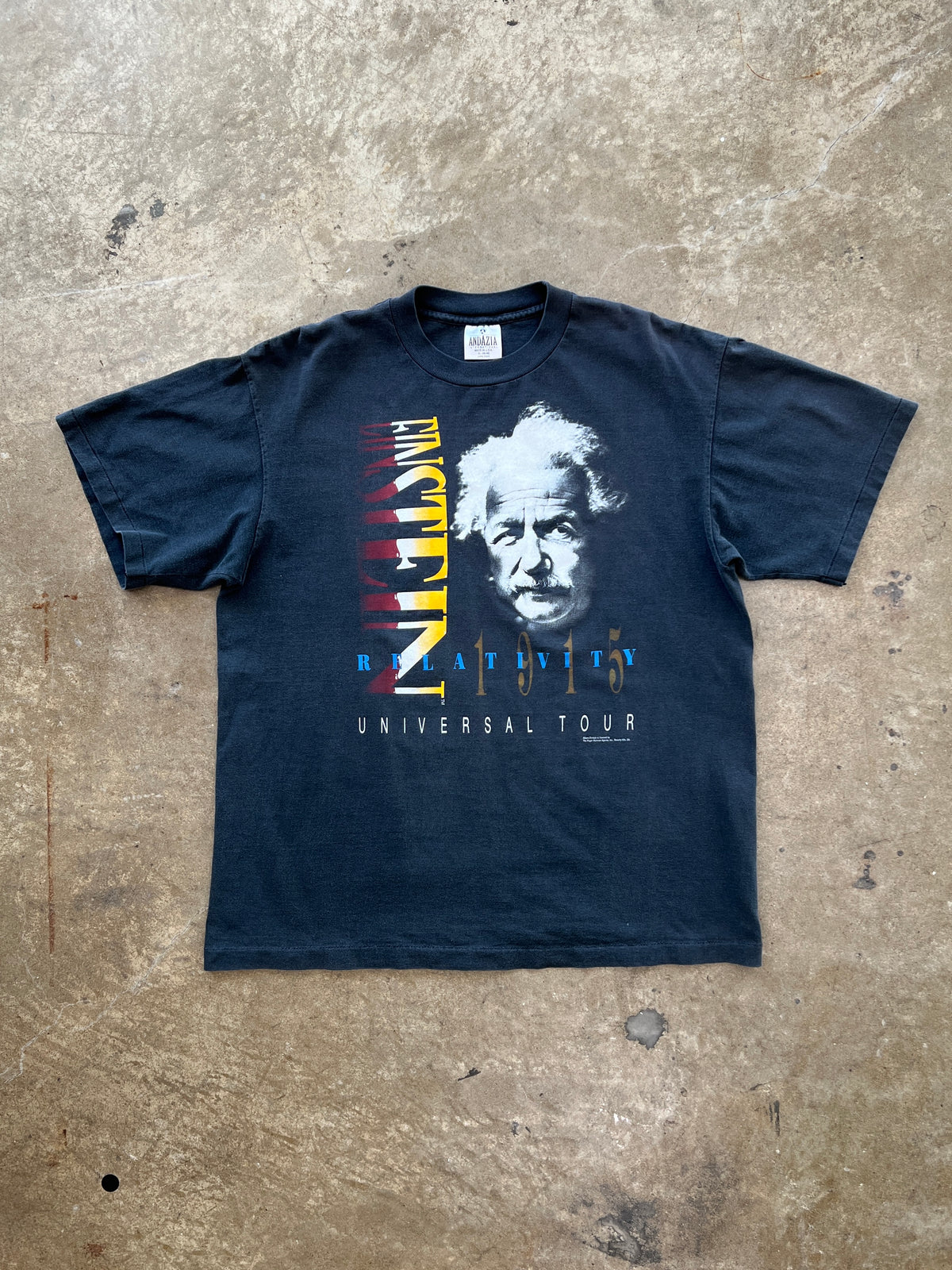 90s Einstein Theory of Relativity Tour Tee Single Stitch Tee