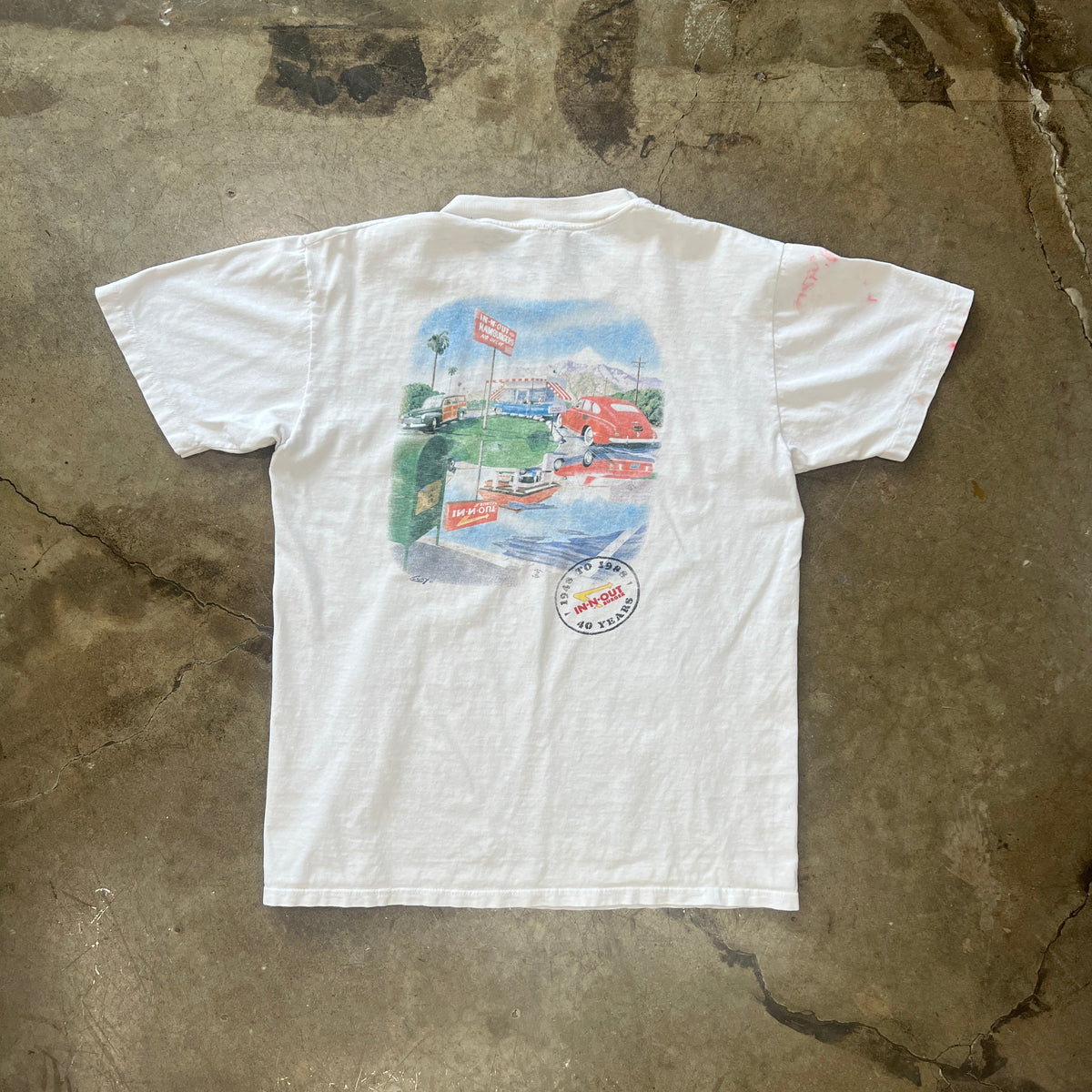 1988 In-N-Out Southern California Fast Food Tee
